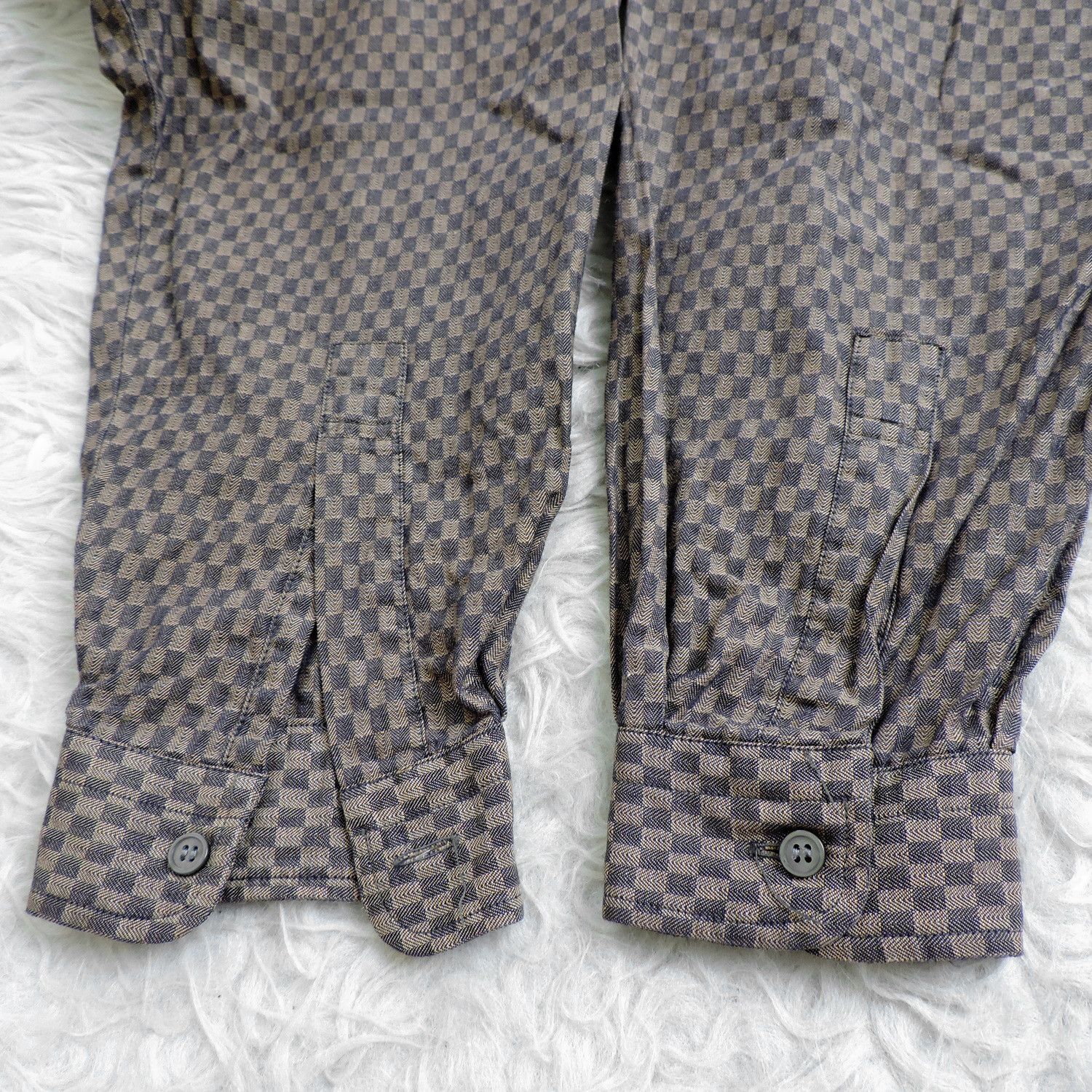 Emanuel Ungaro Emanuel Ungaro Plaid Long Sleeve Shirt Size US M / EU 48-50 / 2 - 7 Thumbnail