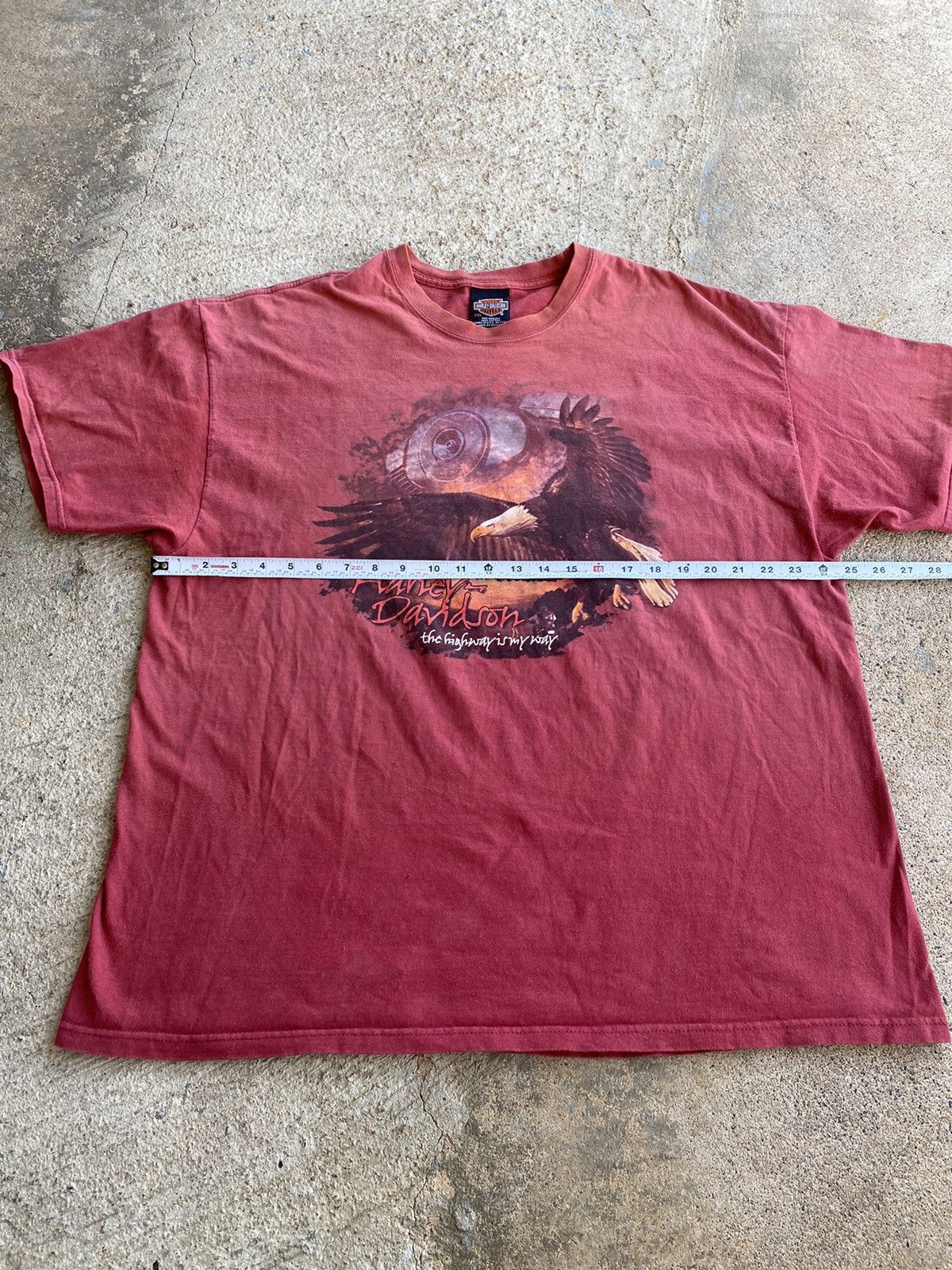 Harley Davidson × Vintage Vintage Y2K Harley Davidson Faded Worn Shirt Size US XXL / EU 58 / 5 - 10 Thumbnail