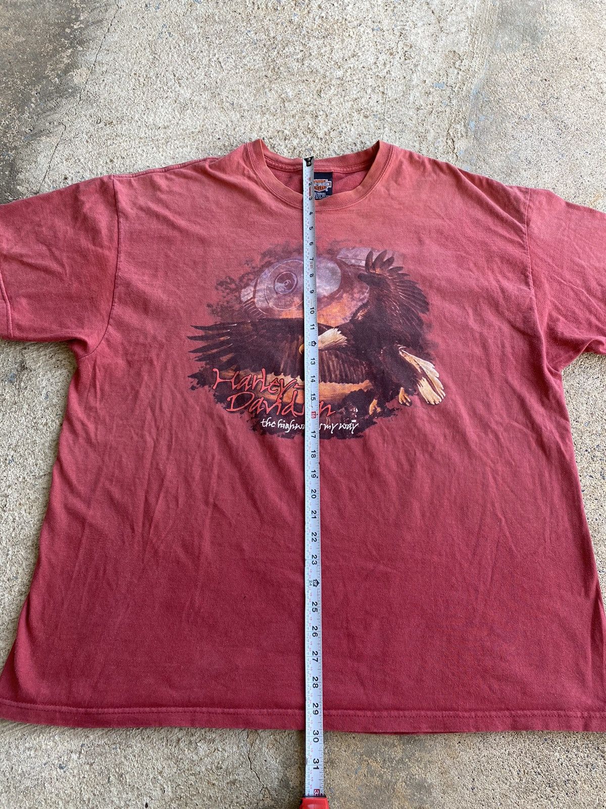 Harley Davidson × Vintage Vintage Y2K Harley Davidson Faded Worn Shirt Size US XXL / EU 58 / 5 - 9 Thumbnail