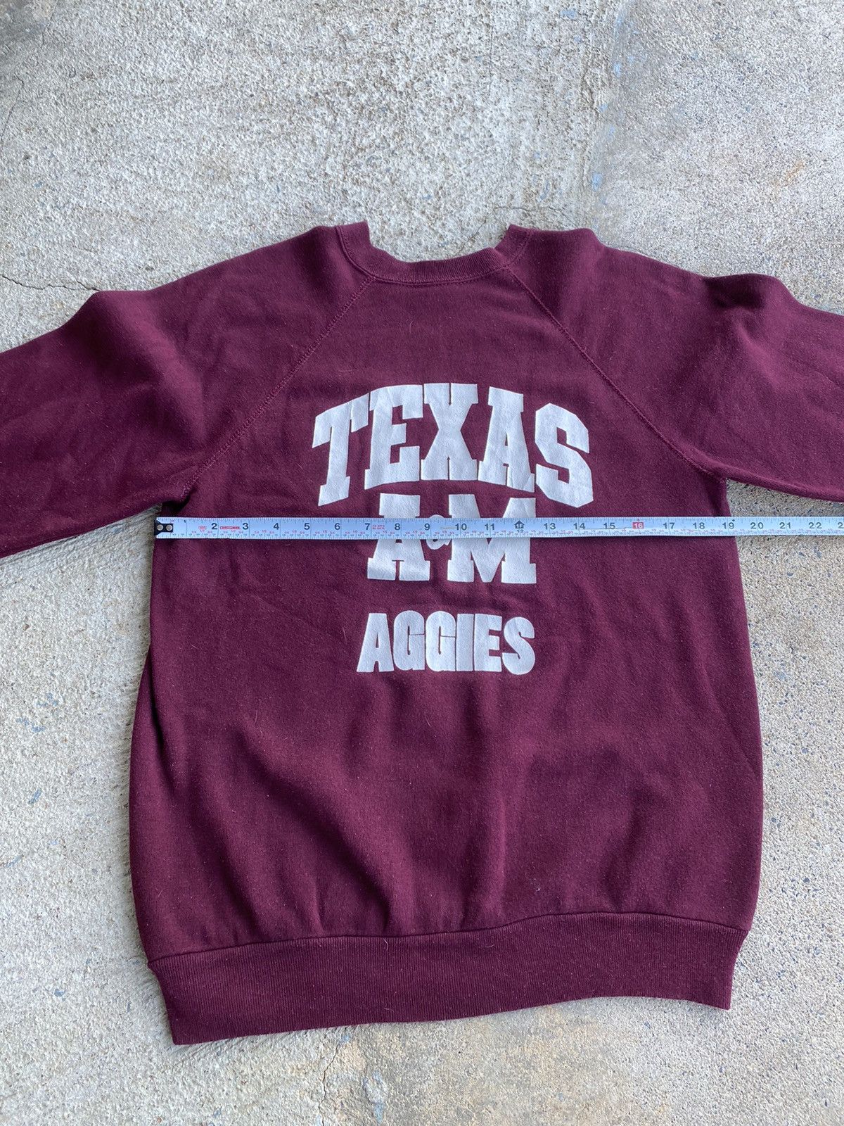 Vintage Vintage 80’s Tutlex Texas A&M Aggies Raglan Sweatshirt Size US M / EU 48-50 / 2 - 7 Thumbnail