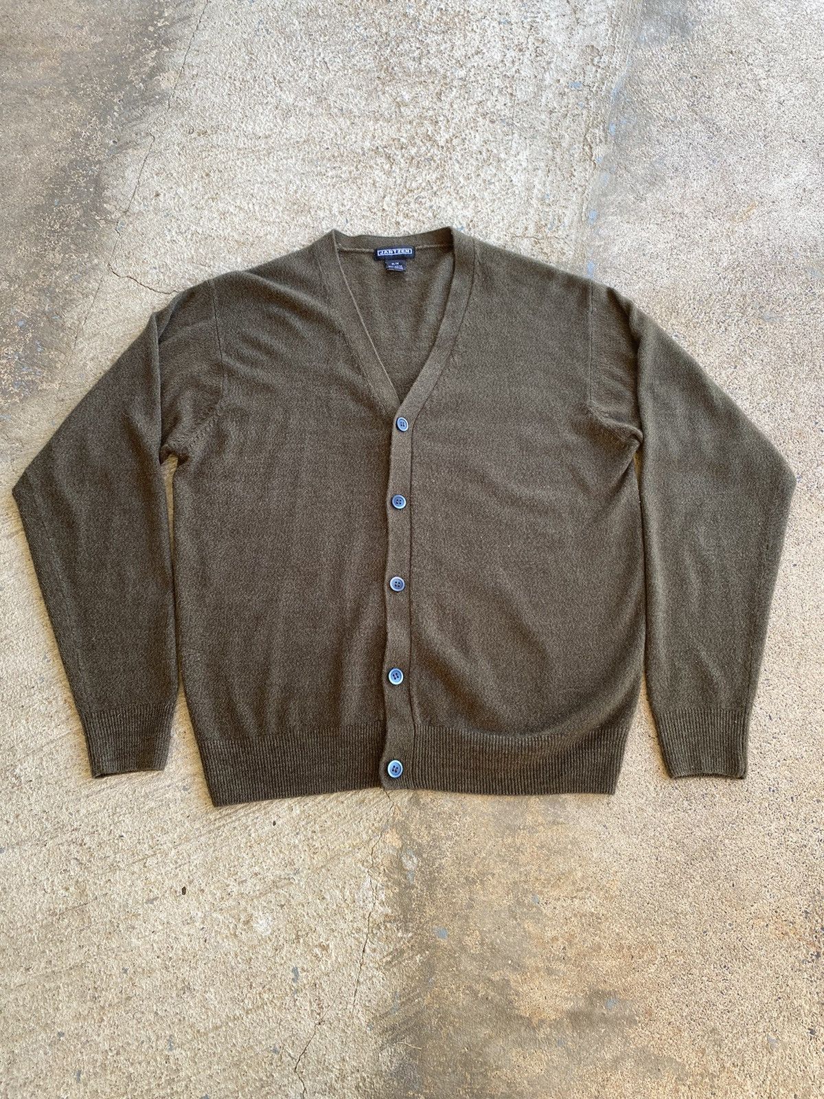 Jerzees × Vintage Vintage 90’s Jantzen Olive Green Cardigan Sweater Size US M / EU 48-50 / 2 - 1 Thumbnail
