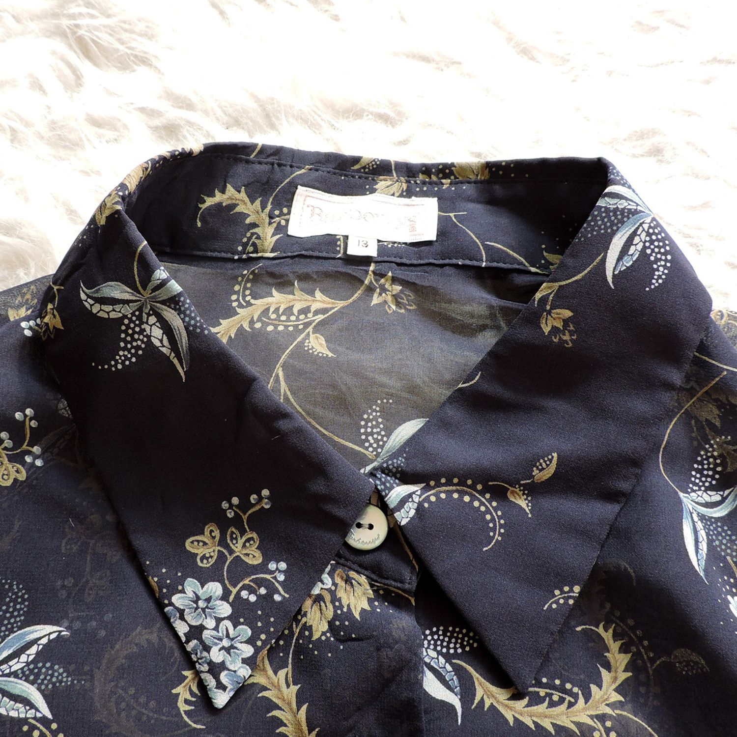 Burberry Burberry's Flowers Long Sleeve Shirt Size L / US 10 / IT 46 - 3 Thumbnail