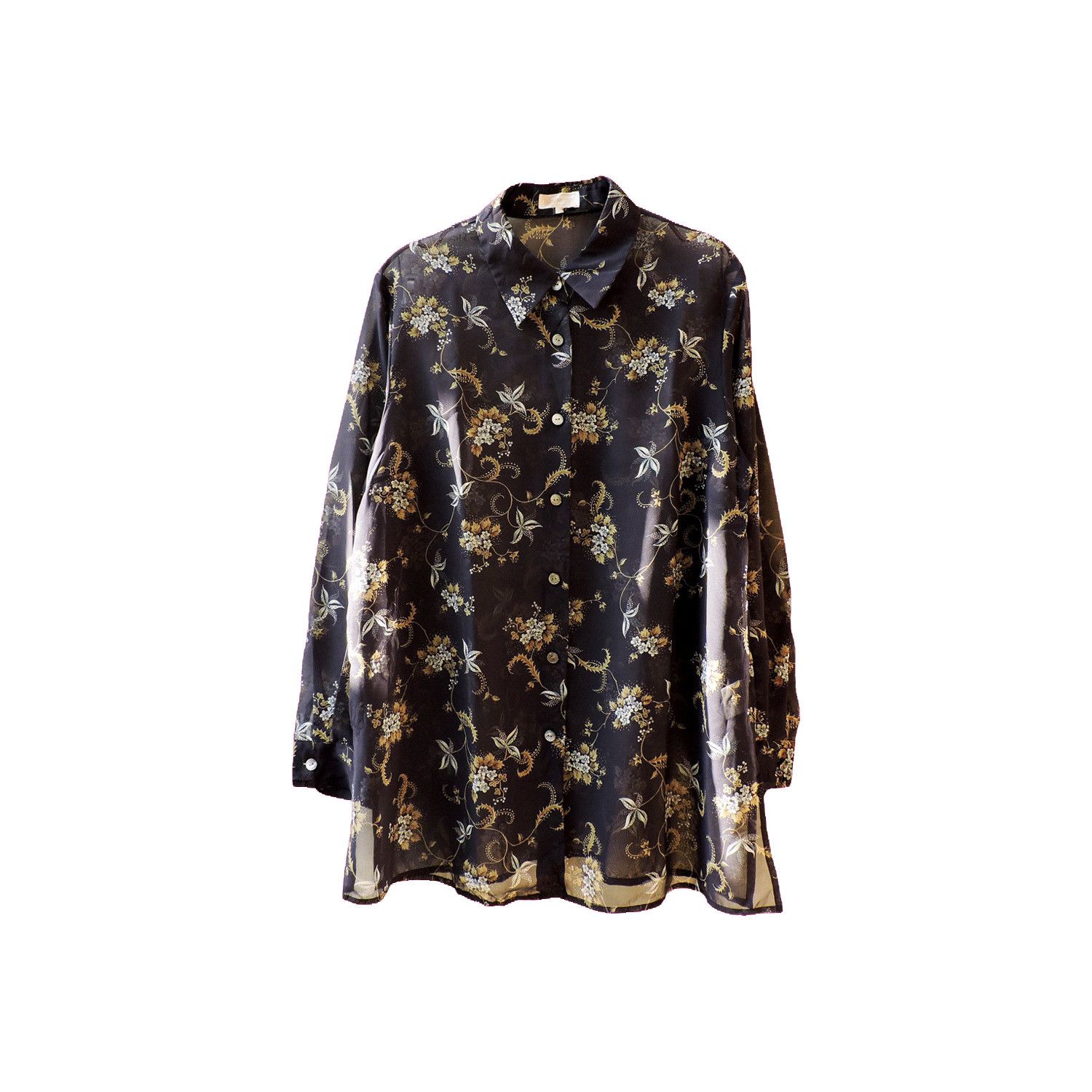 Burberry Burberry's Flowers Long Sleeve Shirt Size L / US 10 / IT 46 - 1 Thumbnail
