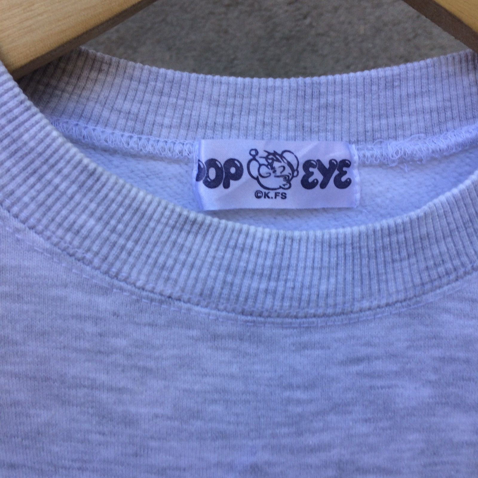 Vintage Popeye Big Logo Pullover Long Sleeve Shirt Size US S / EU 44-46 / 1 - 5 Thumbnail
