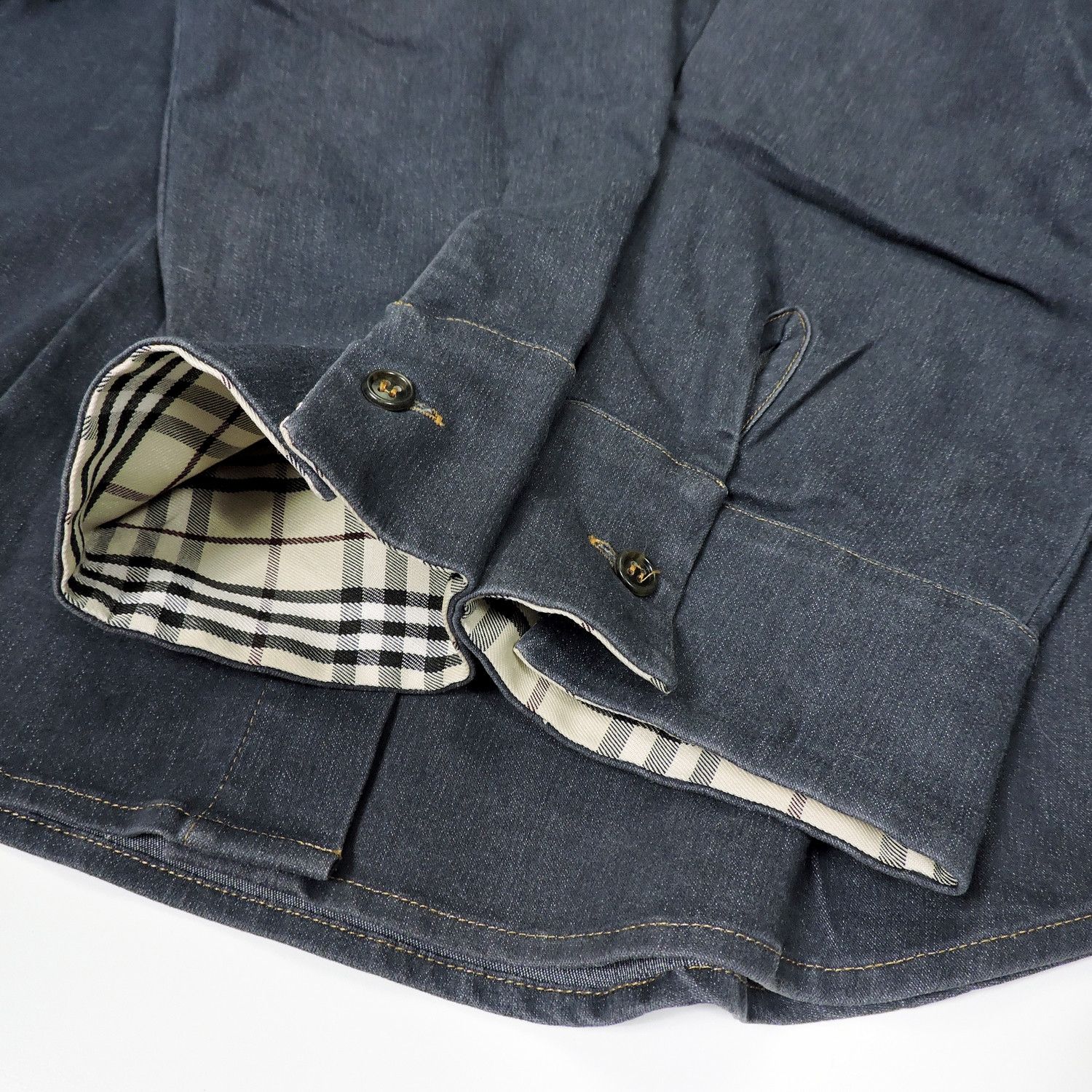 Burberry Burberry Grey Shirt Size M / US 6-8 / IT 42-44 - 13 Thumbnail