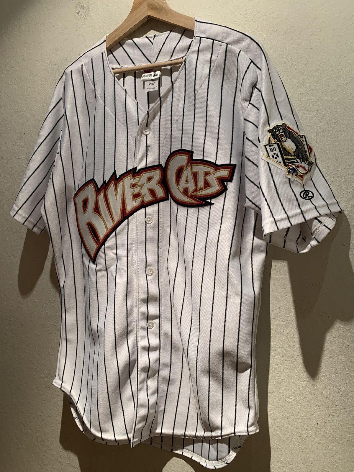 Rawlings Jersey Black and Gold, Sacramento River Cats L