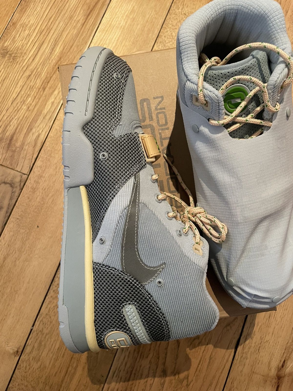 Nike × Travis Scott Nike Air Trainer 1 SP Travis Scott Grey Haze 2022 Size US 9 / EU 42 - 2 Thumbnail