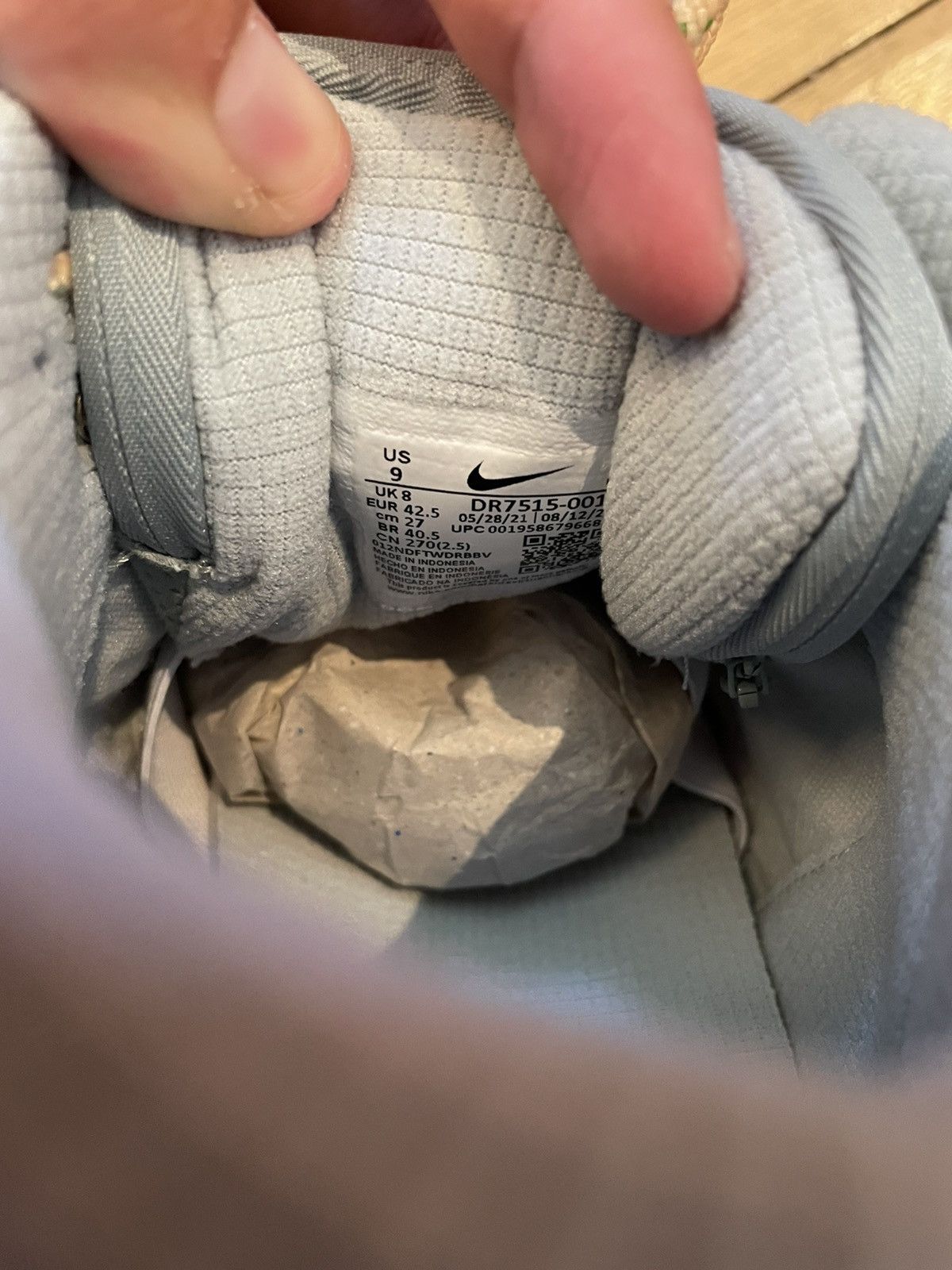 Nike × Travis Scott Nike Air Trainer 1 SP Travis Scott Grey Haze 2022 Size US 9 / EU 42 - 8 Thumbnail