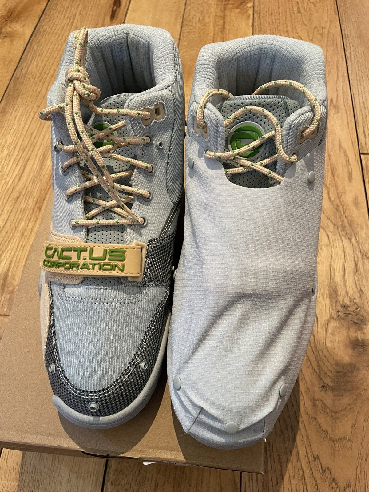Nike × Travis Scott Nike Air Trainer 1 SP Travis Scott Grey Haze 2022 Size US 9 / EU 42 - 3 Thumbnail