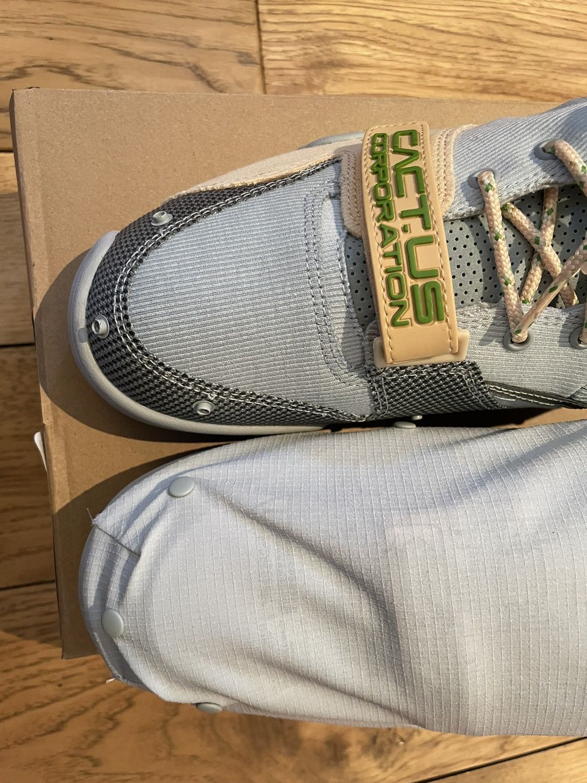 Nike × Travis Scott Nike Air Trainer 1 SP Travis Scott Grey Haze 2022 Size US 9 / EU 42 - 4 Thumbnail