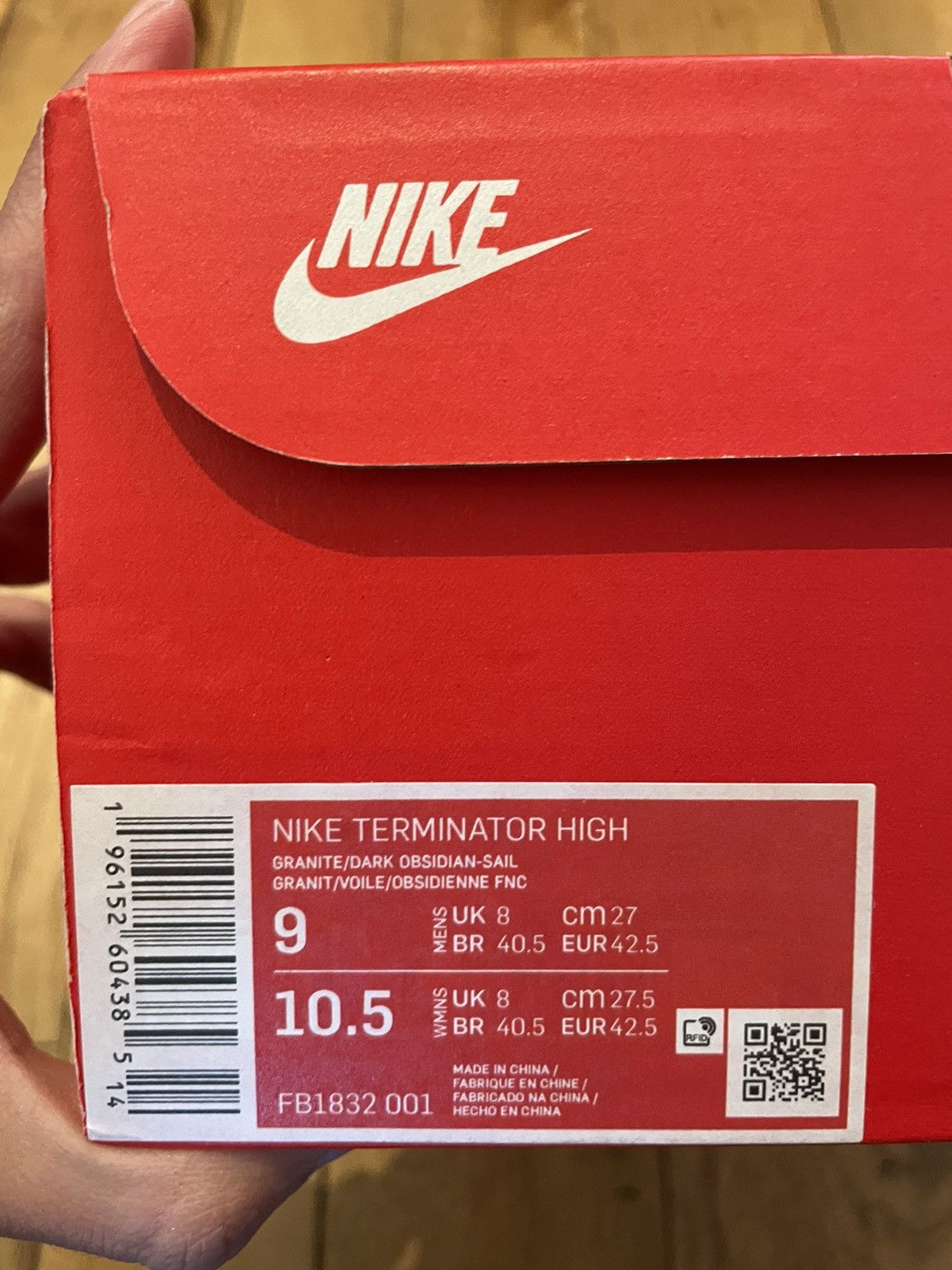 Nike Terminator High Georgetown Retro 2022 Size US 9 / EU 42 - 12 Thumbnail