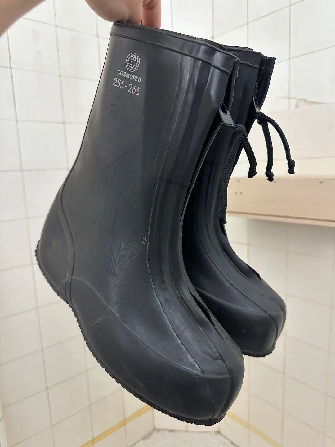 image of Combat Boots x Military Vintage 1980S Combat Waterproof Boots in Black, Men's (Size 11)