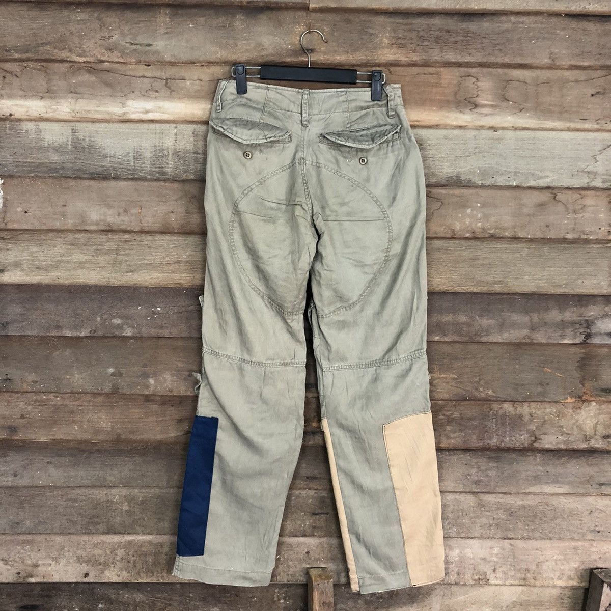 Japanese Brand DLL Acoustic Custom Multipocket Cargo Pants #c1245DL Size US 27 - 8 Thumbnail
