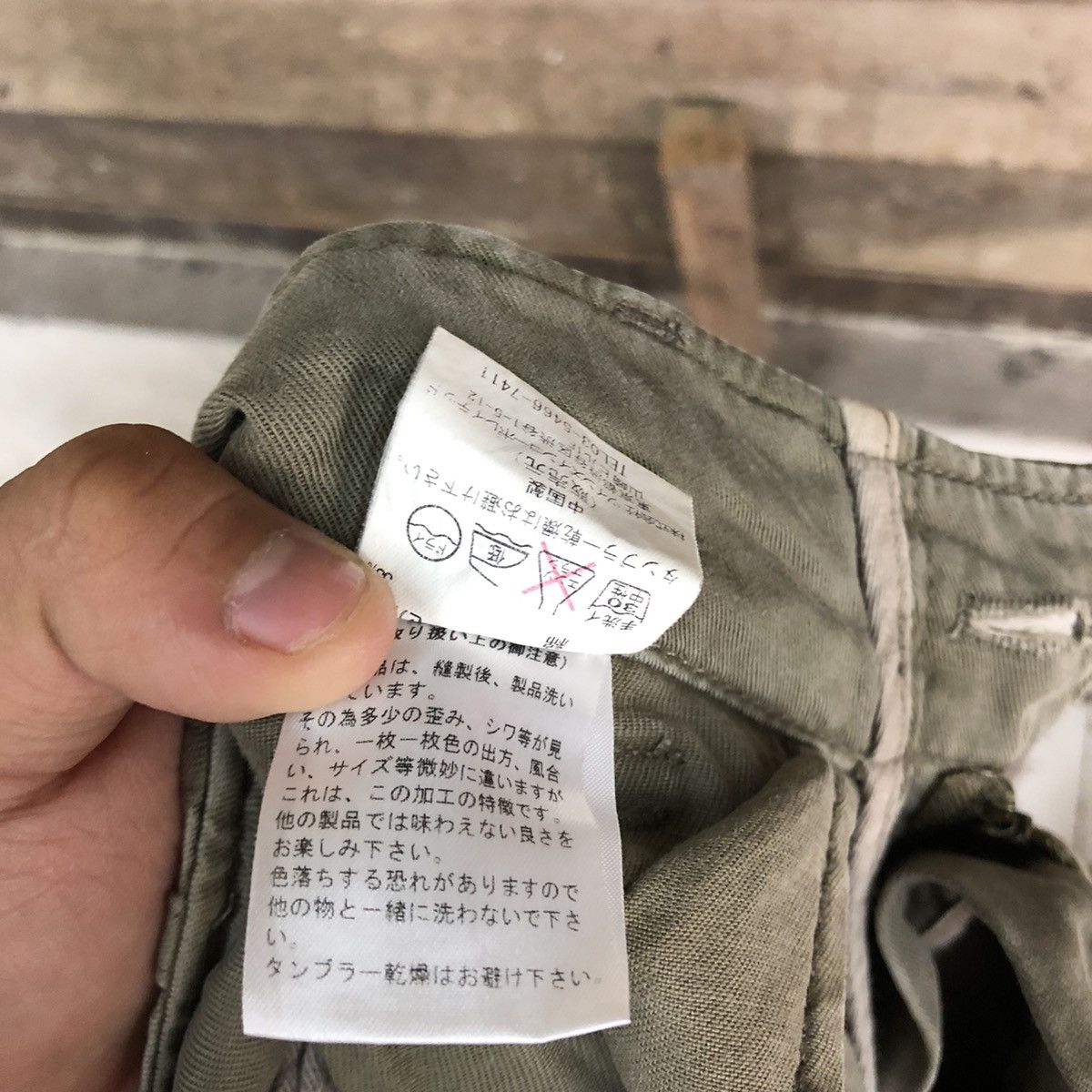 Japanese Brand DLL Acoustic Custom Multipocket Cargo Pants #c1245DL Size US 27 - 13 Thumbnail