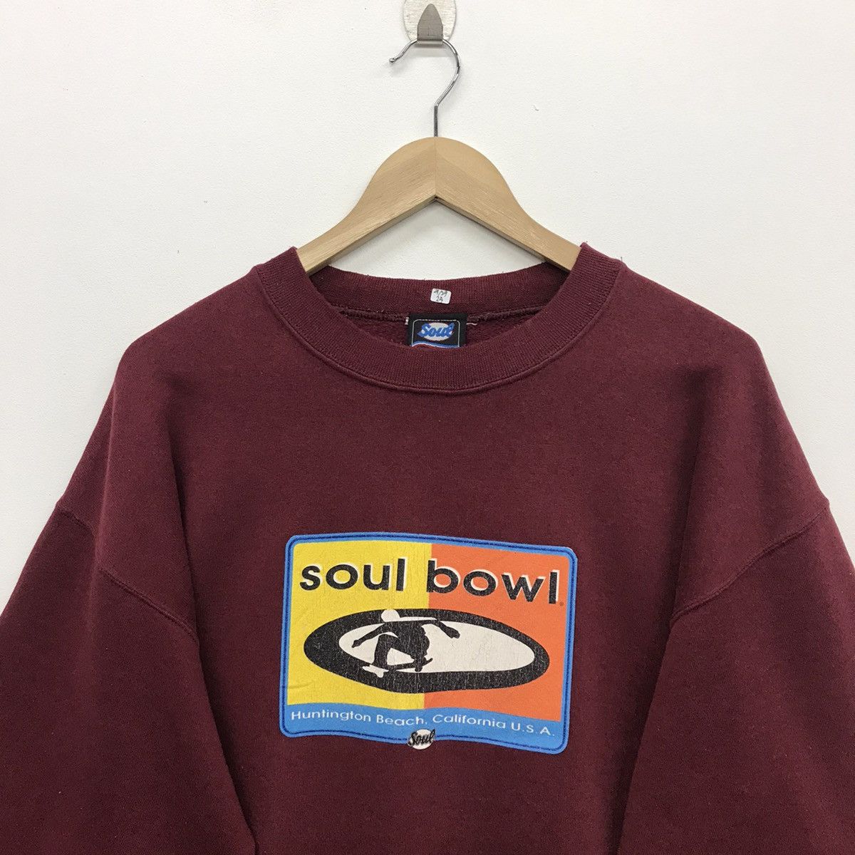 Vintage Rare!! Vintage Soul Bowl Skate Sweatshirt Size US L / EU 52-54 / 3 - 3 Thumbnail