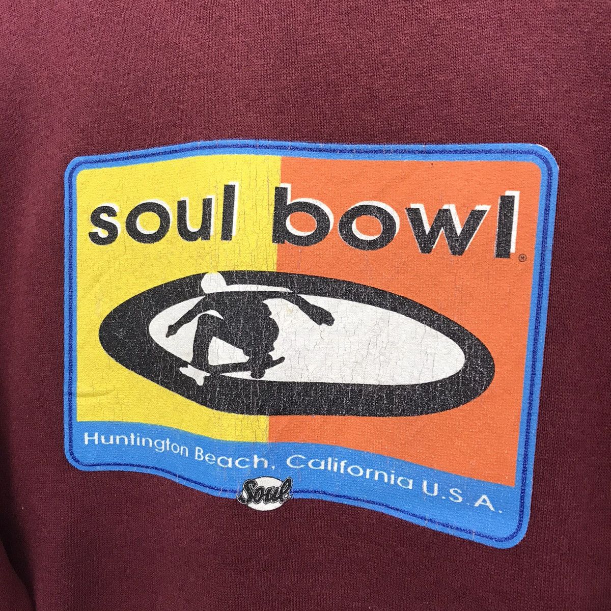 Vintage Rare!! Vintage Soul Bowl Skate Sweatshirt Size US L / EU 52-54 / 3 - 9 Thumbnail
