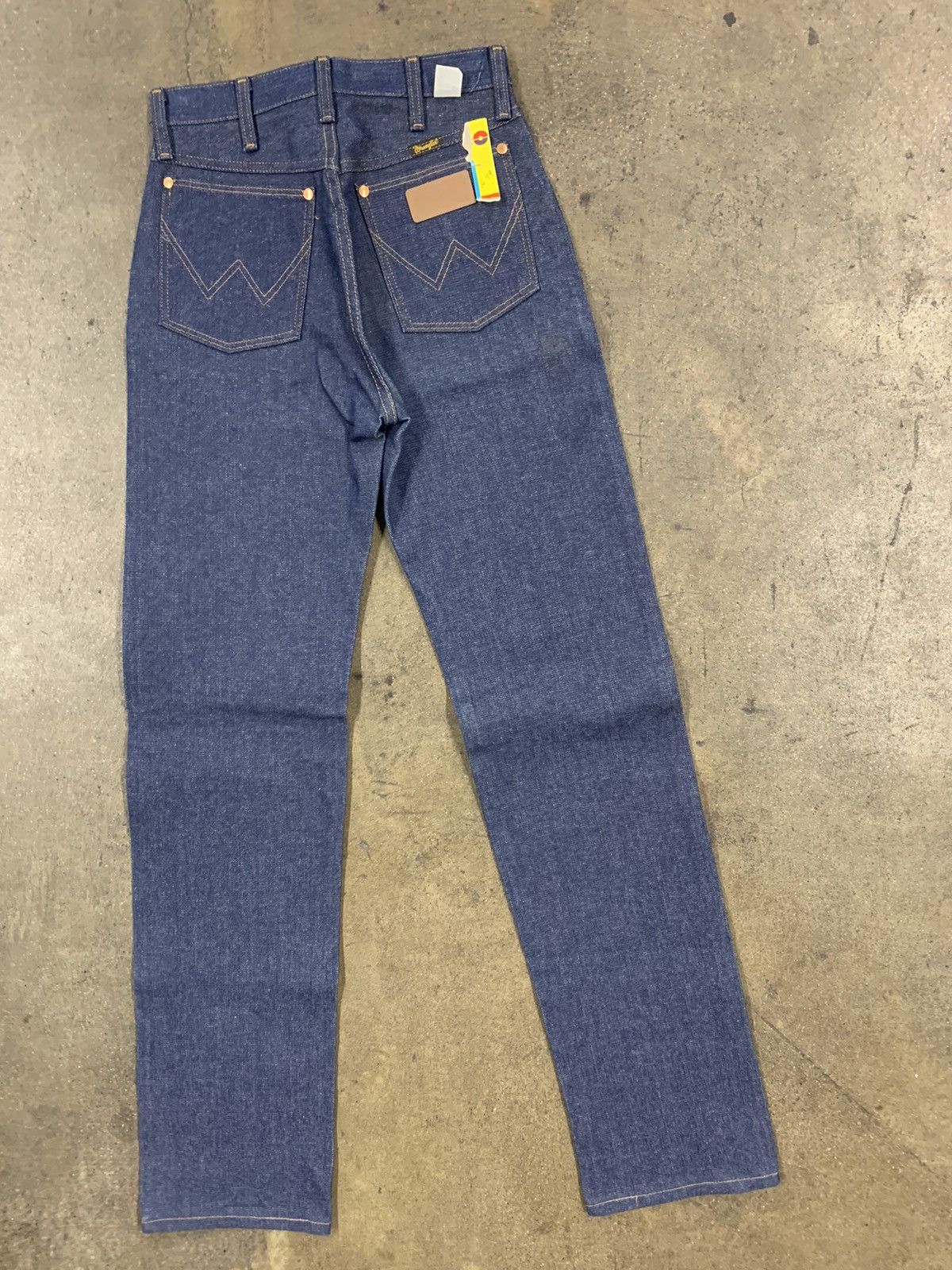 Vintage Vintage Deadstock 90s Wrangler Dark Wash Jeans 28x36 Grailed