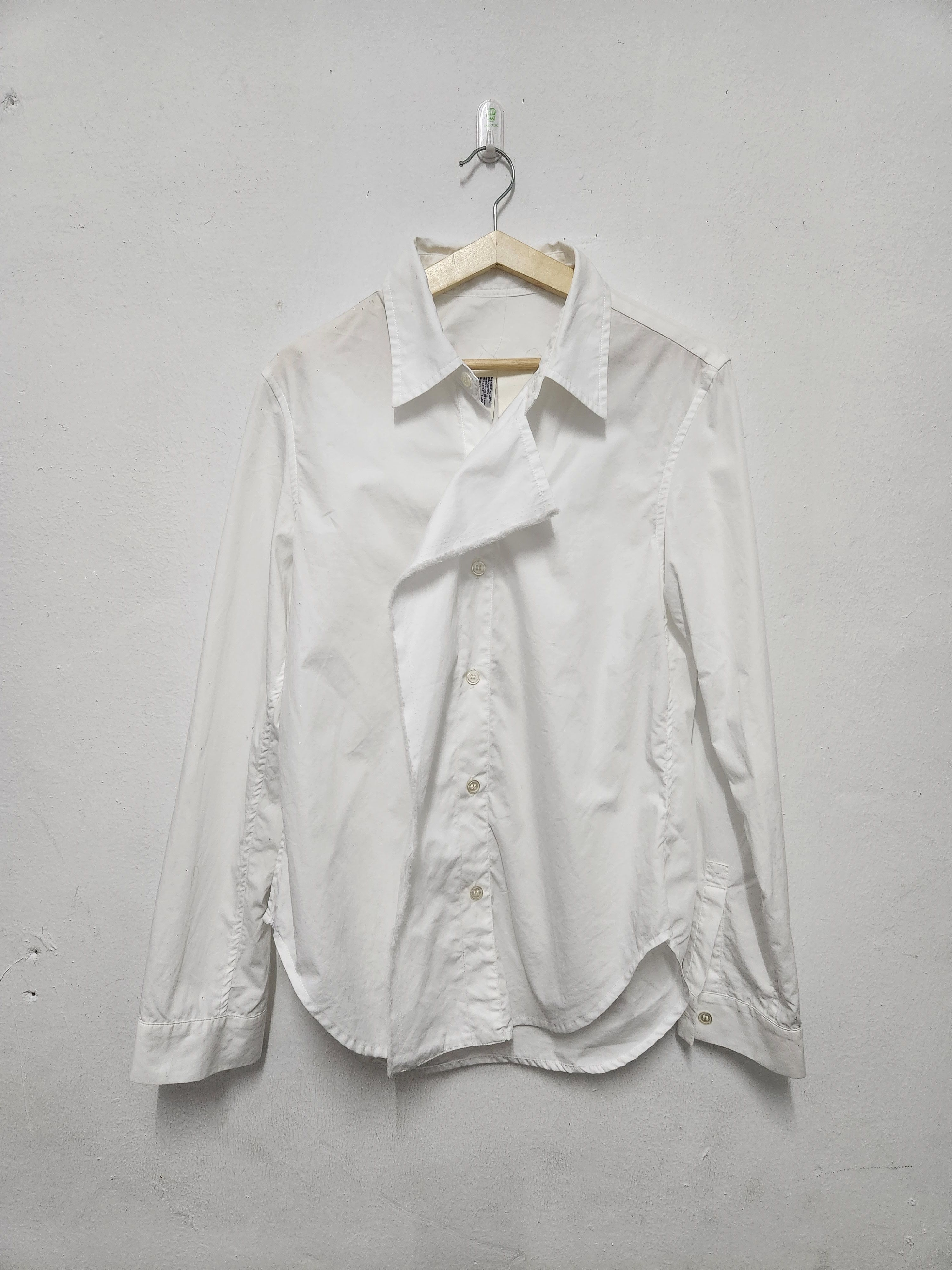 Japanese Brand × Limi Feu × Yohji Yamamoto Limi Feu White Blouses Size S / US 4 / IT 40 - 1 Thumbnail