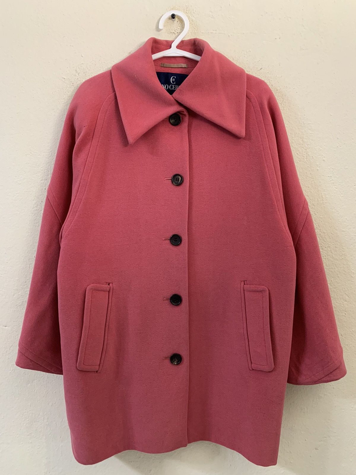 image of Cerruti 1881 Nino Cerruti Women Overcoat in Pink (Size XS)
