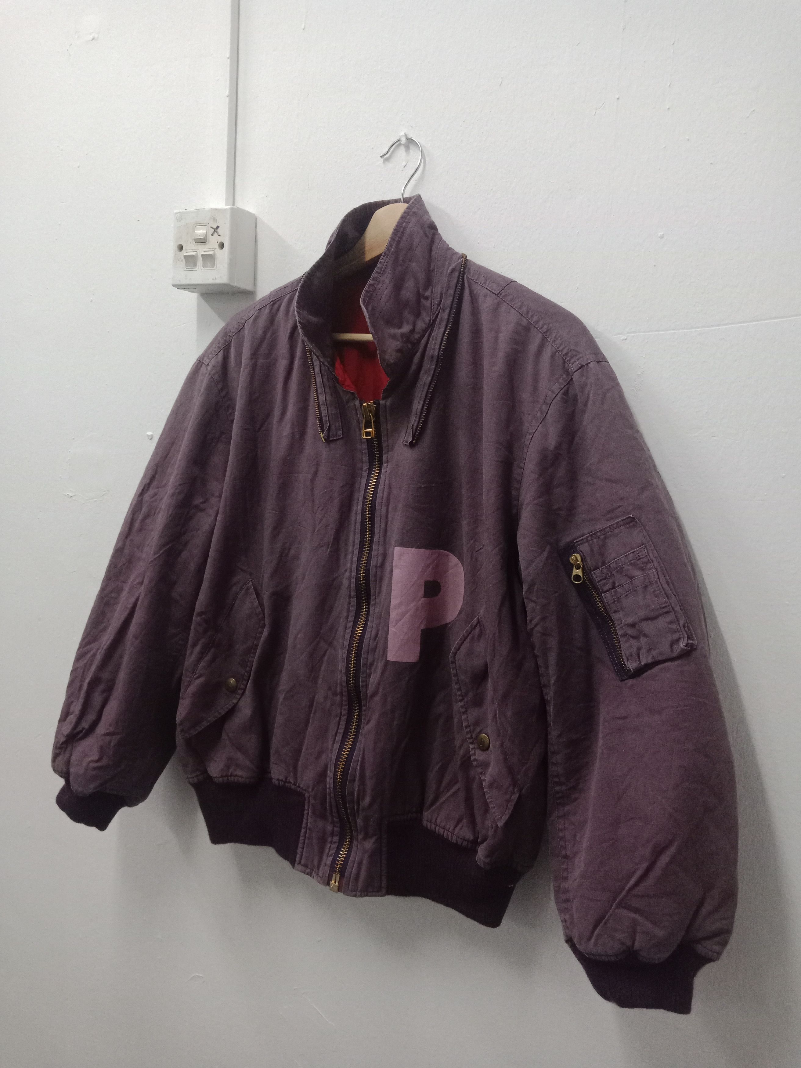 Pink House Pink House Spell Out Bomber Size US L / EU 52-54 / 3 - 4 Thumbnail
