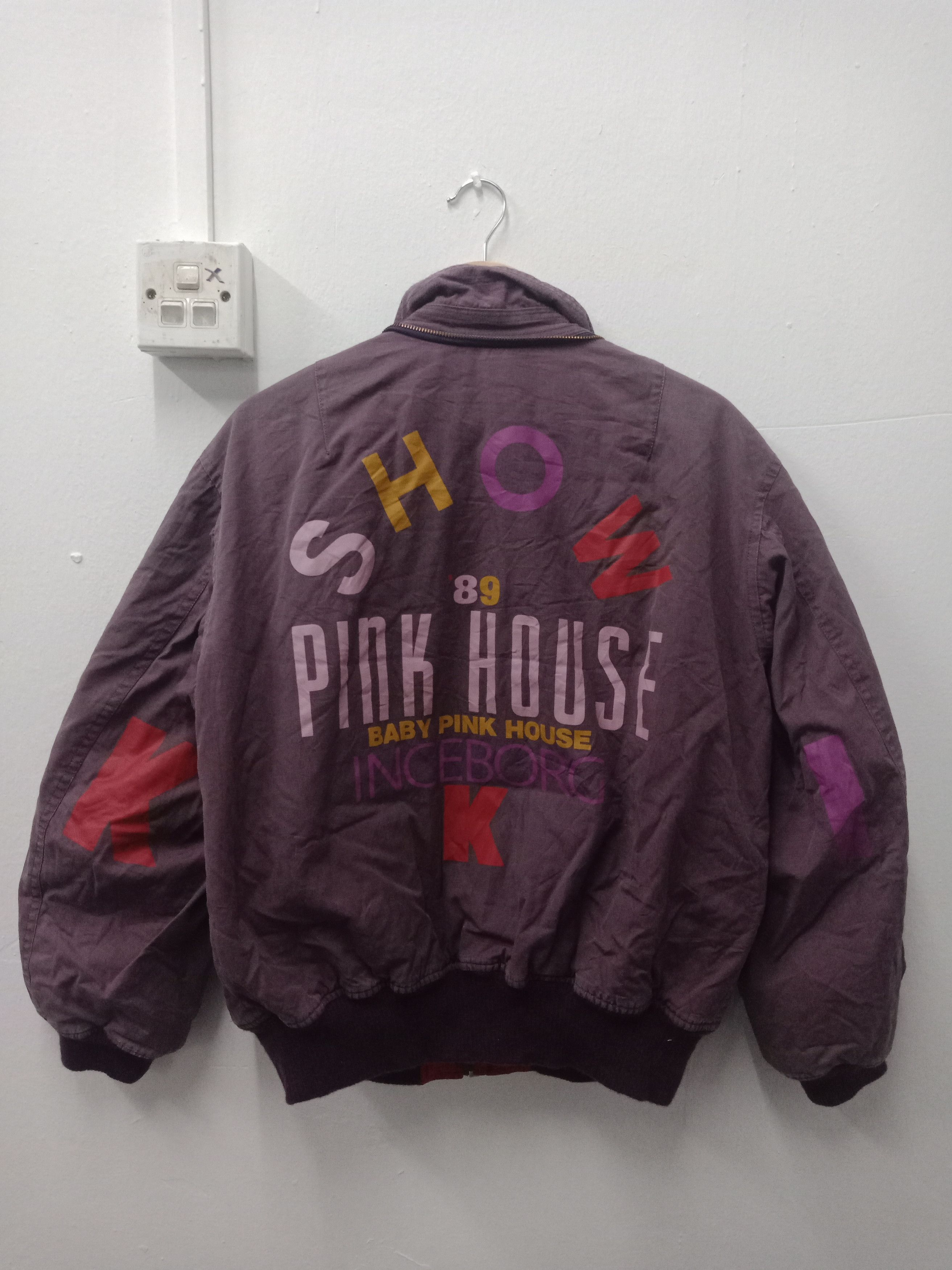 Pink House Pink House Spell Out Bomber Size US L / EU 52-54 / 3 - 1 Thumbnail