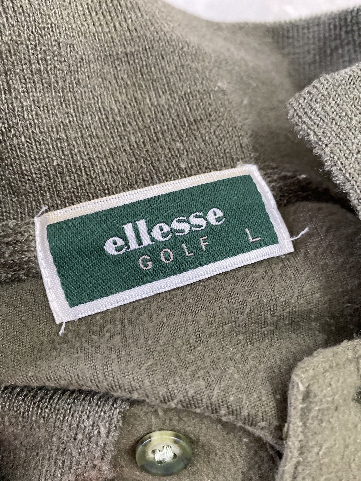 Ellesse × Vintage 🔥Vintage Ellesse Golf collar sweatshirt Size US L / EU 52-54 / 3 - 3 Thumbnail