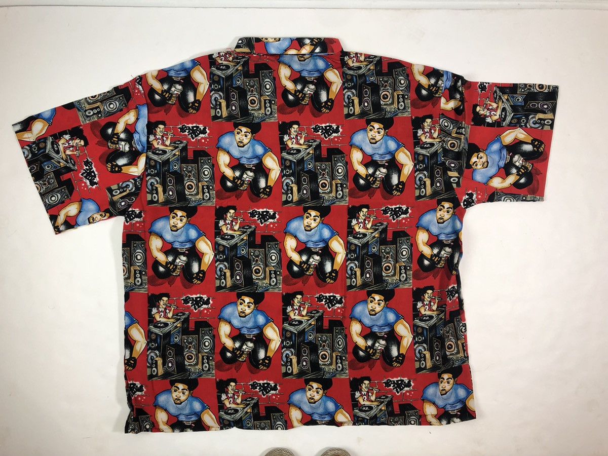 Vintage Vintage NWT Y2K Up Roc NYC Subway Graffiti Hip Hop Shirt Size US XXL / EU 58 / 5 - 5 Thumbnail