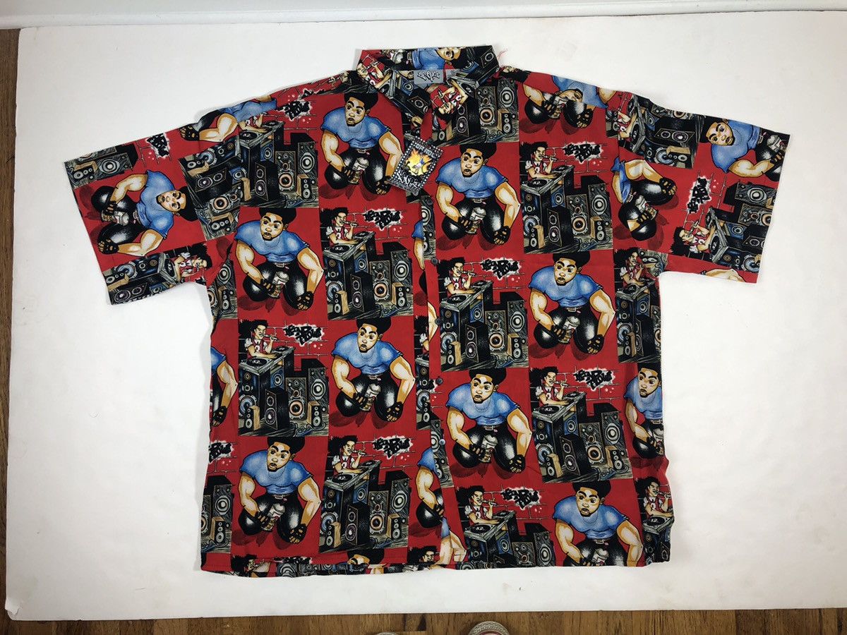 Vintage Vintage NWT Y2K Up Roc NYC Subway Graffiti Hip Hop Shirt Size US XXL / EU 58 / 5 - 7 Thumbnail