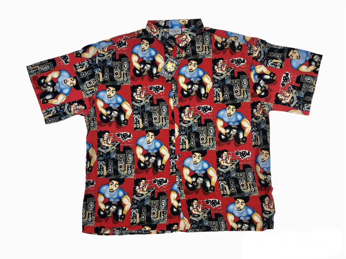 Vintage Vintage NWT Y2K Up Roc NYC Subway Graffiti Hip Hop Shirt Size US XXL / EU 58 / 5 - 1 Thumbnail