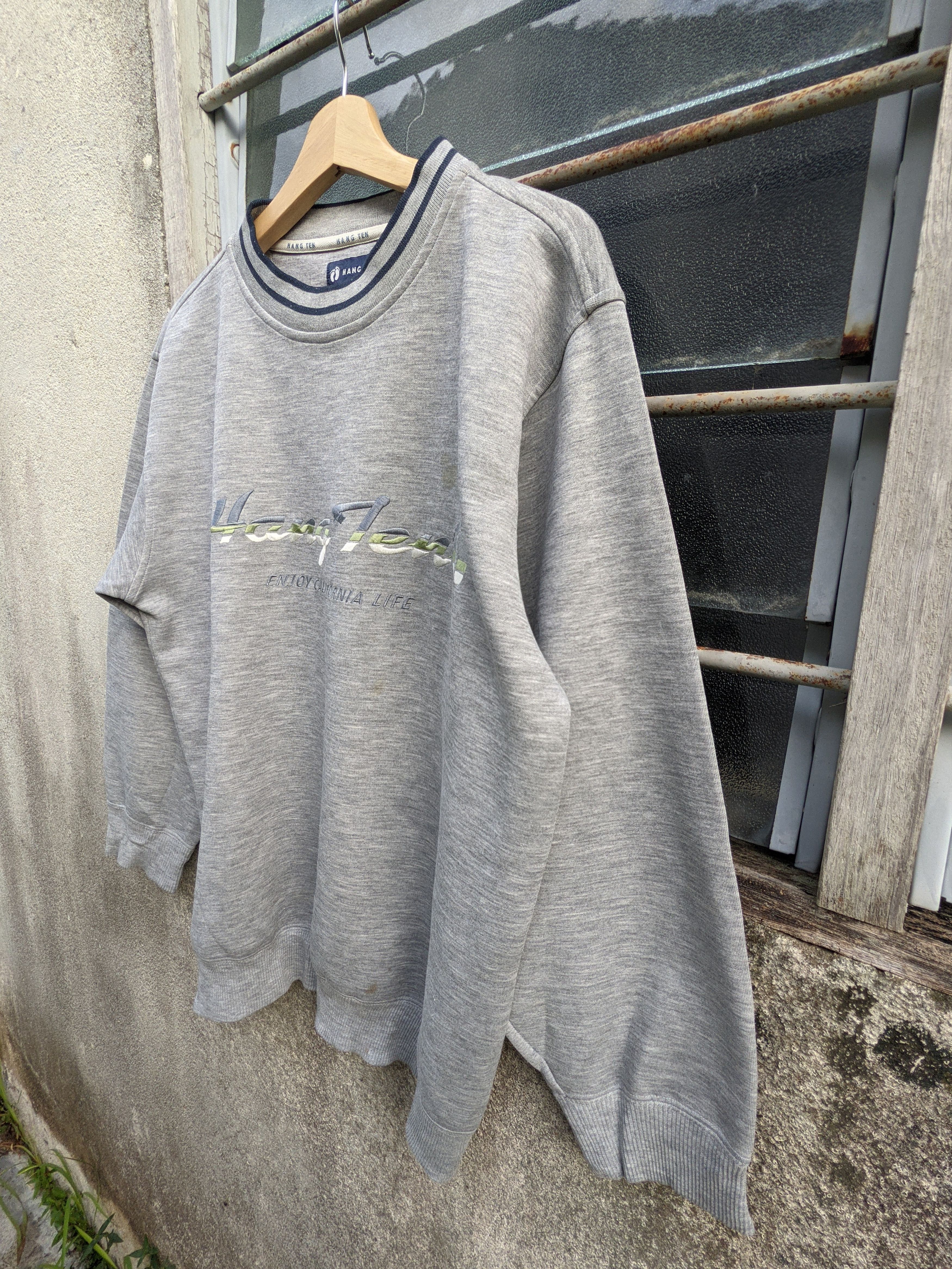 Hang Ten × Vintage Vintage Hang Ten embroidey spellout crewneck Size US M / EU 48-50 / 2 - 3 Thumbnail