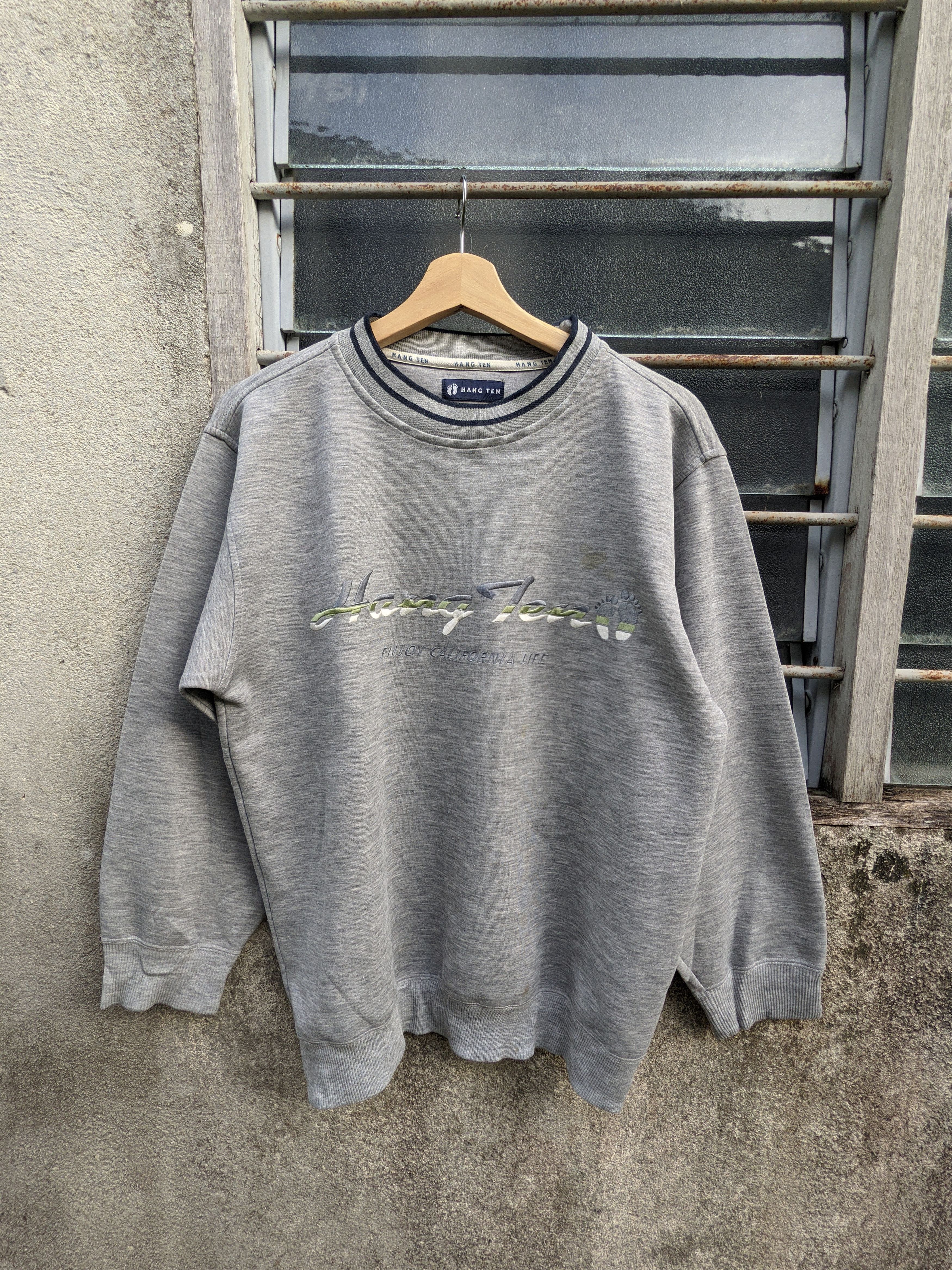Hang Ten × Vintage Vintage Hang Ten embroidey spellout crewneck Size US M / EU 48-50 / 2 - 5 Thumbnail