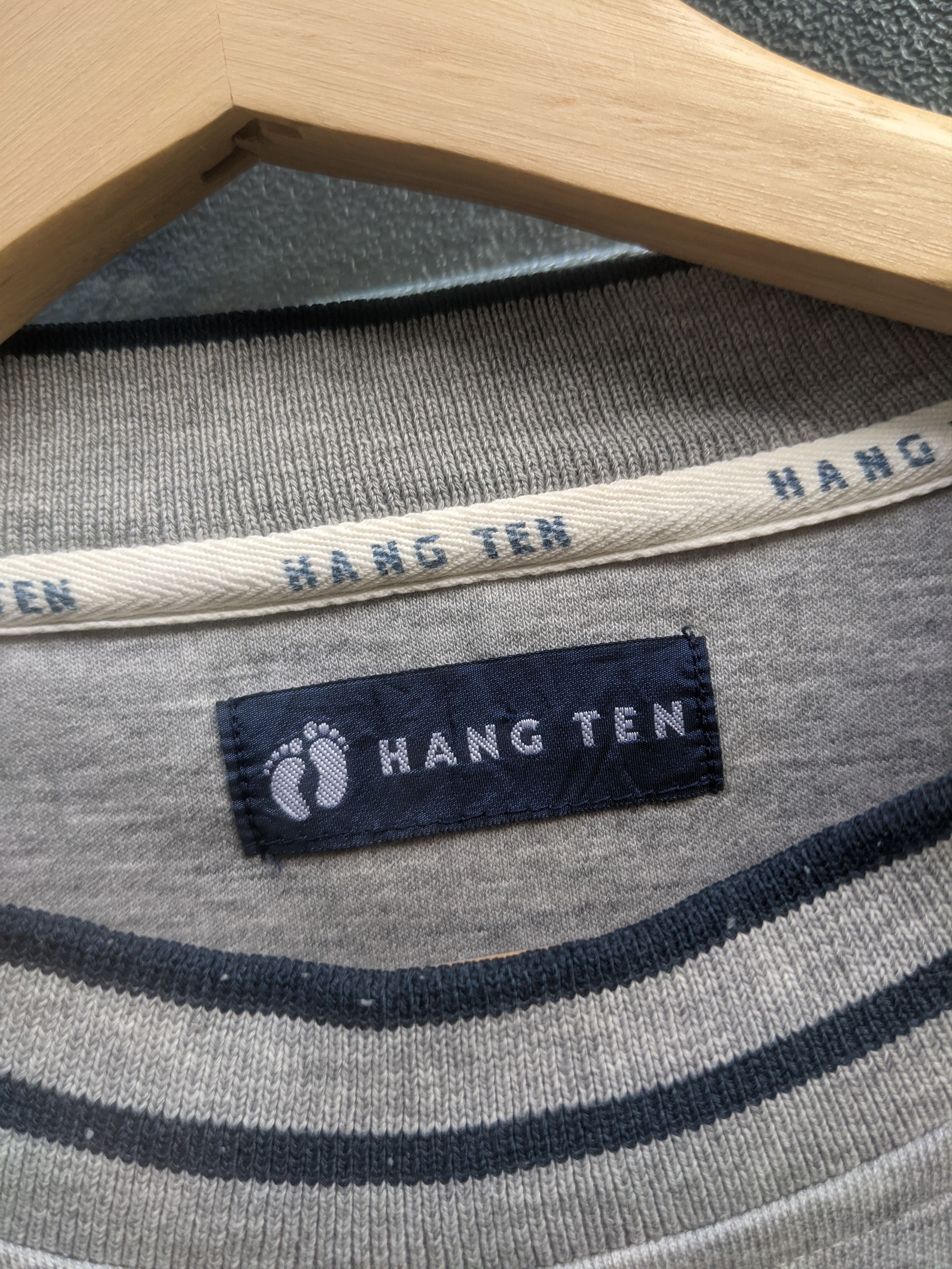 Hang Ten × Vintage Vintage Hang Ten embroidey spellout crewneck Size US M / EU 48-50 / 2 - 6 Thumbnail