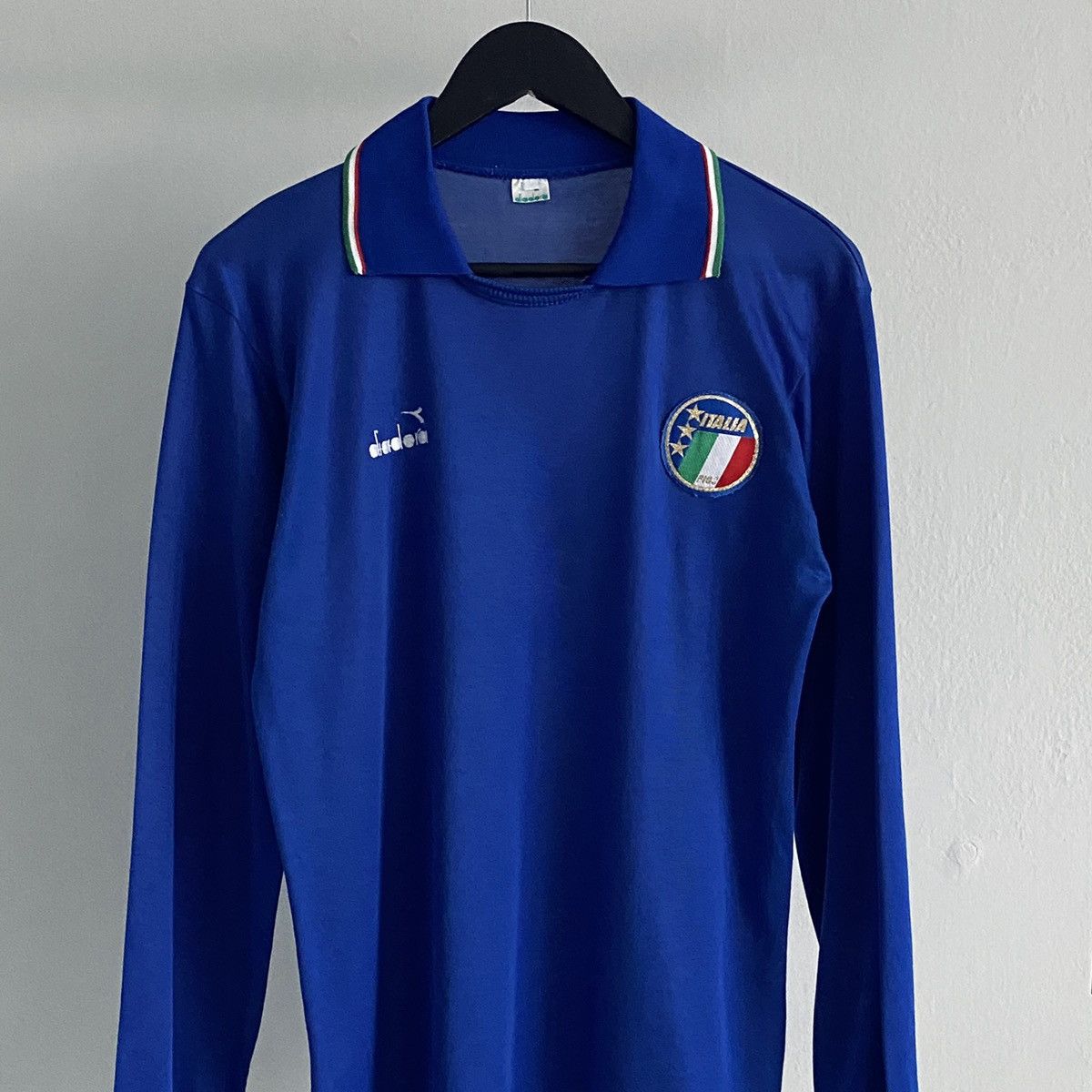 Diadora × Vintage 1986 1988 Italy National Diadora Vintage Home Soccer Jersey Size US M / EU 48-50 / 2 - 4 Thumbnail
