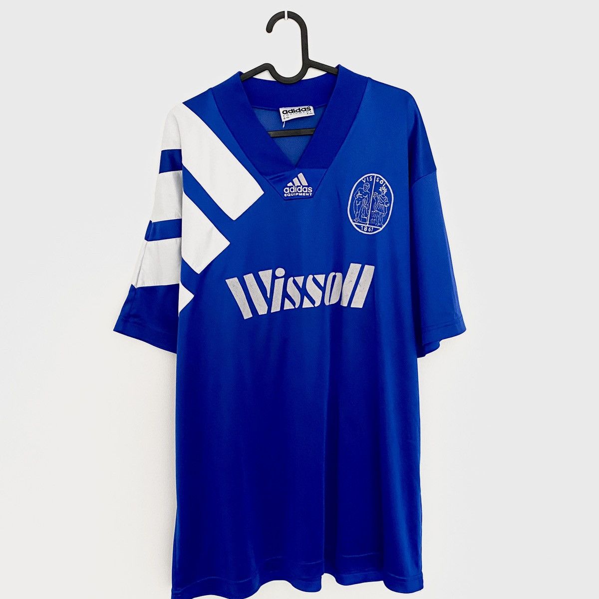 Adidas × Vintage 90s Vis Sol Adidas Equipment Vintage Jersey Size US XL / EU 56 / 4 - 2 Thumbnail