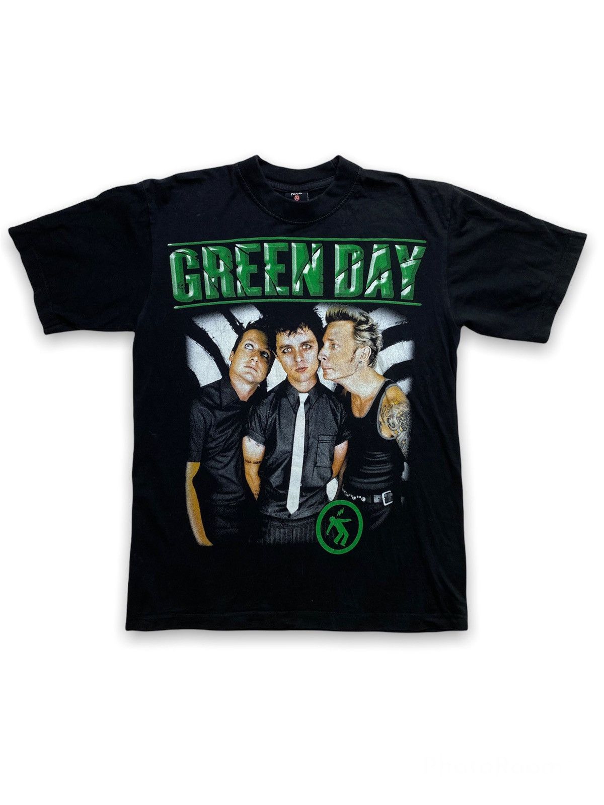 Band Tees × Vintage Vintage green day photo print tshirt black S Size US S / EU 44-46 / 1 - 1 Thumbnail