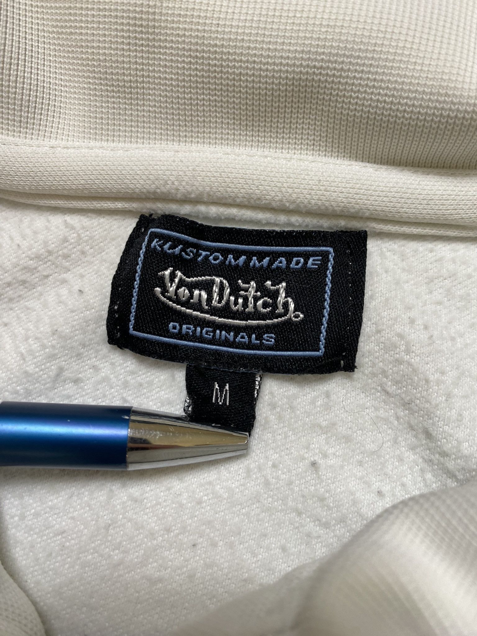Vintage × Von Dutch Von dutch vintage y2k white zip hoodie streetwear skater Size M / US 6-8 / IT 42-44 - 6 Thumbnail