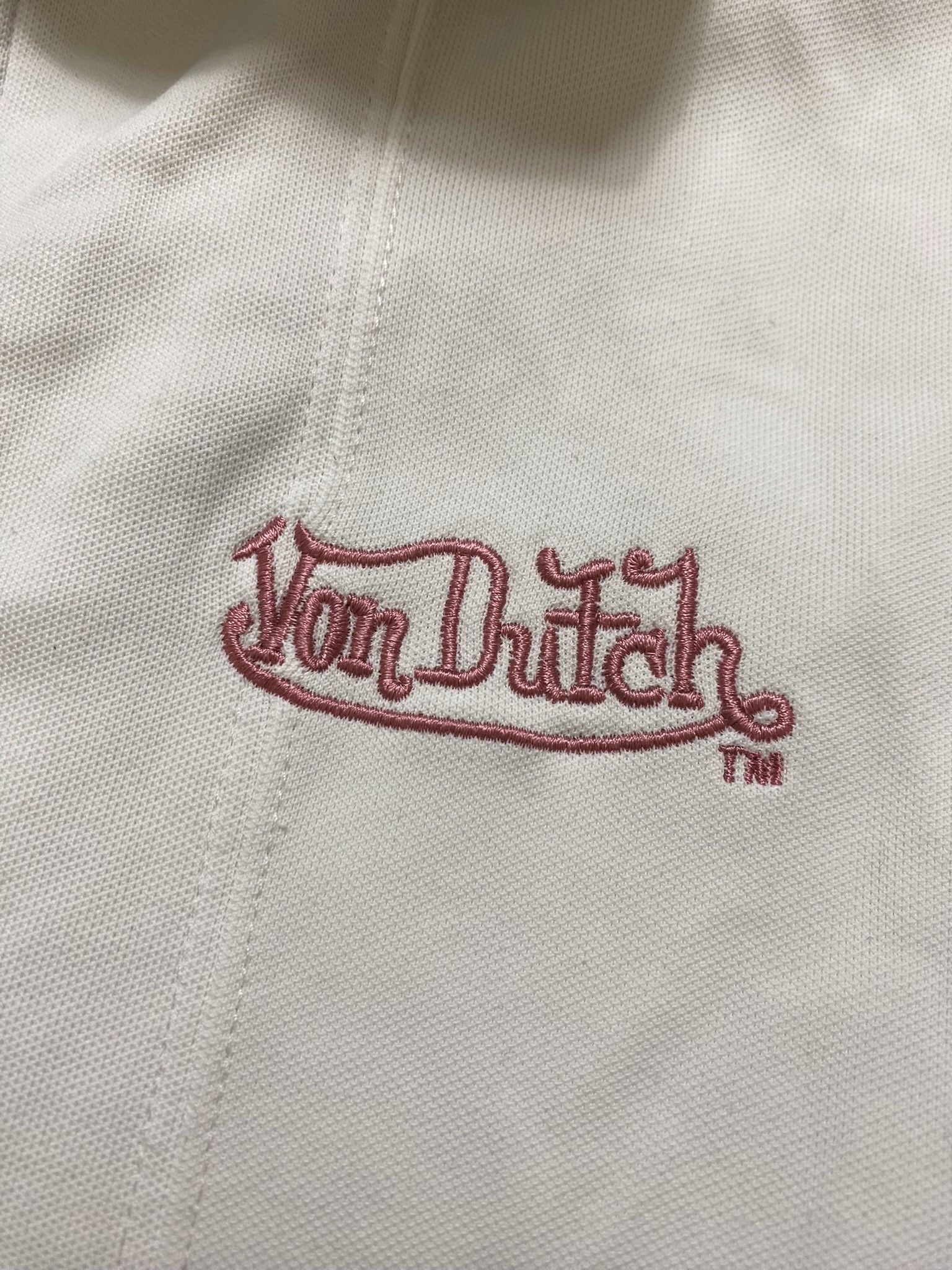 Vintage × Von Dutch Von dutch vintage y2k white zip hoodie streetwear skater Size M / US 6-8 / IT 42-44 - 4 Thumbnail