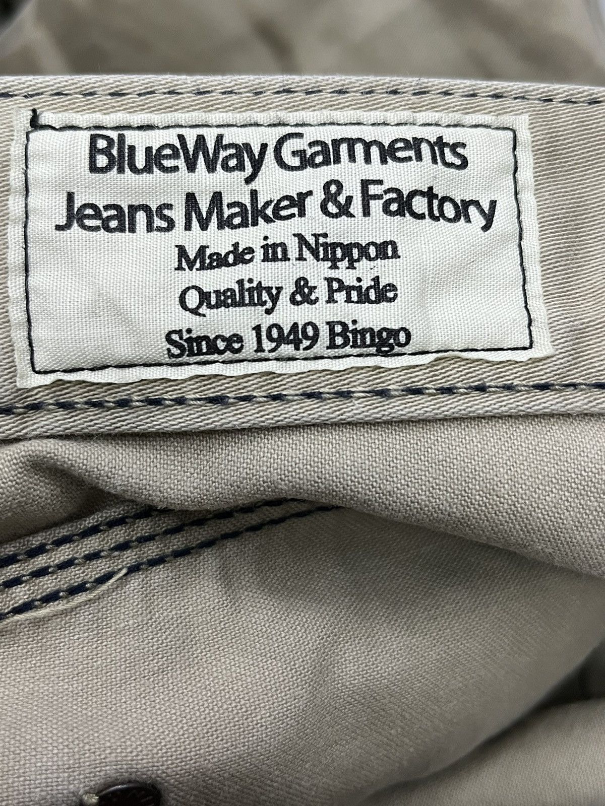 Japan Blue FYE🔥Punk Whisker Smokes Chino Cotton Flare KAPITAL Style Size US 29 - 10 Thumbnail