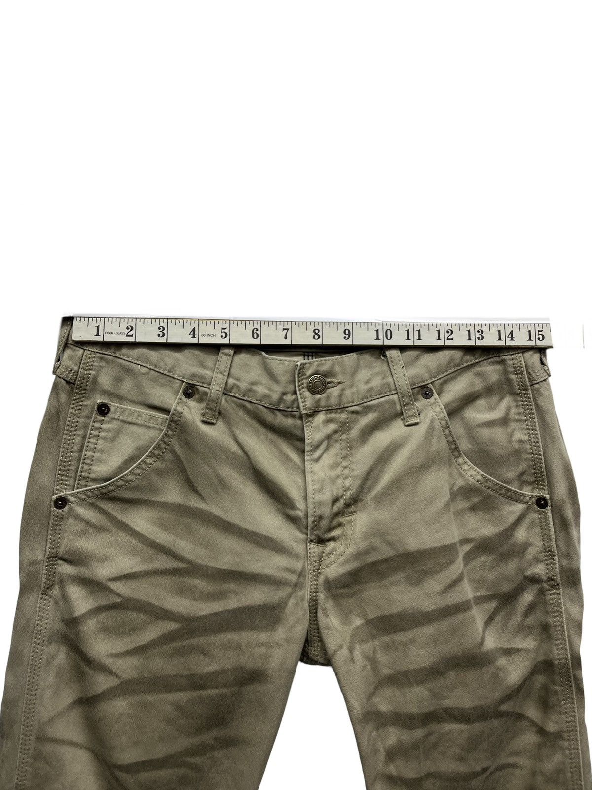 Japan Blue FYE🔥Punk Whisker Smokes Chino Cotton Flare KAPITAL Style Size US 29 - 15 Thumbnail