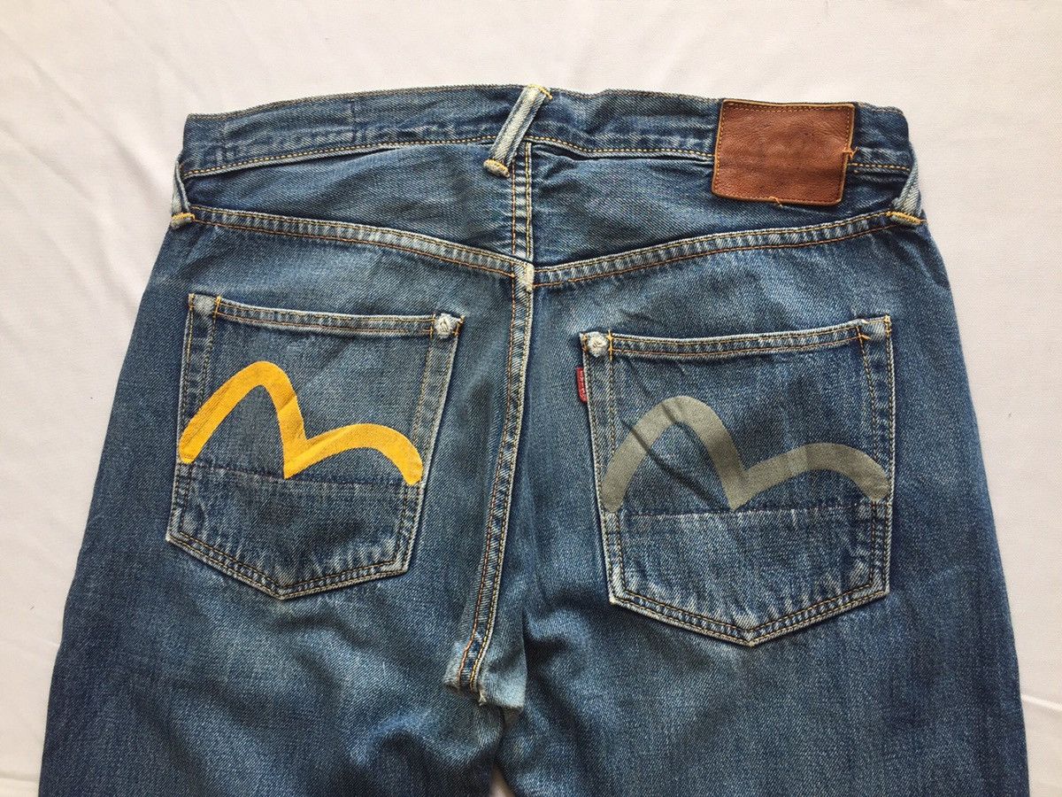 Evisu EVISU DAICOCK DISTRESSED SELVEDGE DENIM Size US 32 / EU 48 - 3 Thumbnail