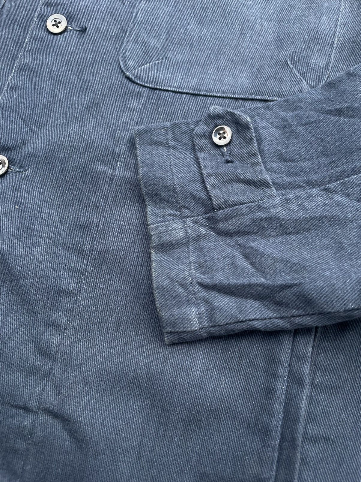 Japanese Brand The Blue Paisley Work Shirt Size US L / EU 52-54 / 3 - 14 Thumbnail