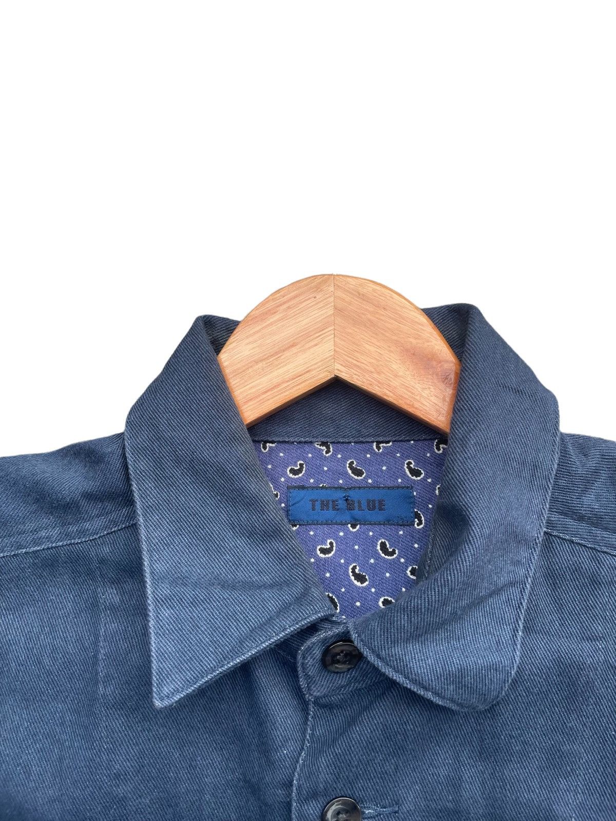 Japanese Brand The Blue Paisley Work Shirt Size US L / EU 52-54 / 3 - 7 Thumbnail