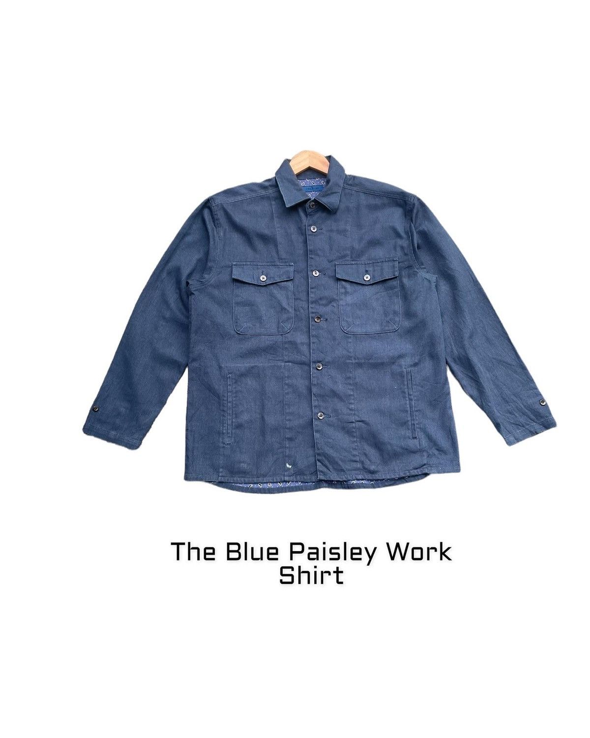 The Blue Paisley Work Shirt