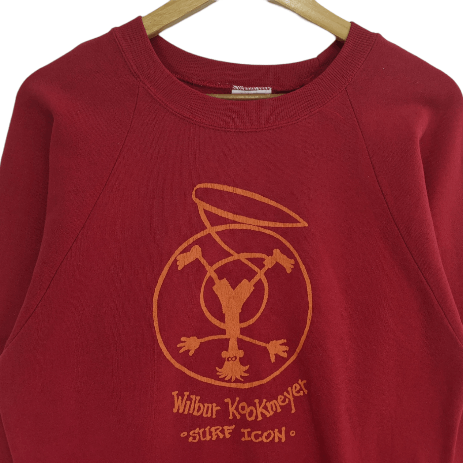 Vintage Vintage 80's WILBUR KOOKMEYER Ocean Surf Cartoon Sweatshirt Size US M / EU 48-50 / 2 - 4 Thumbnail