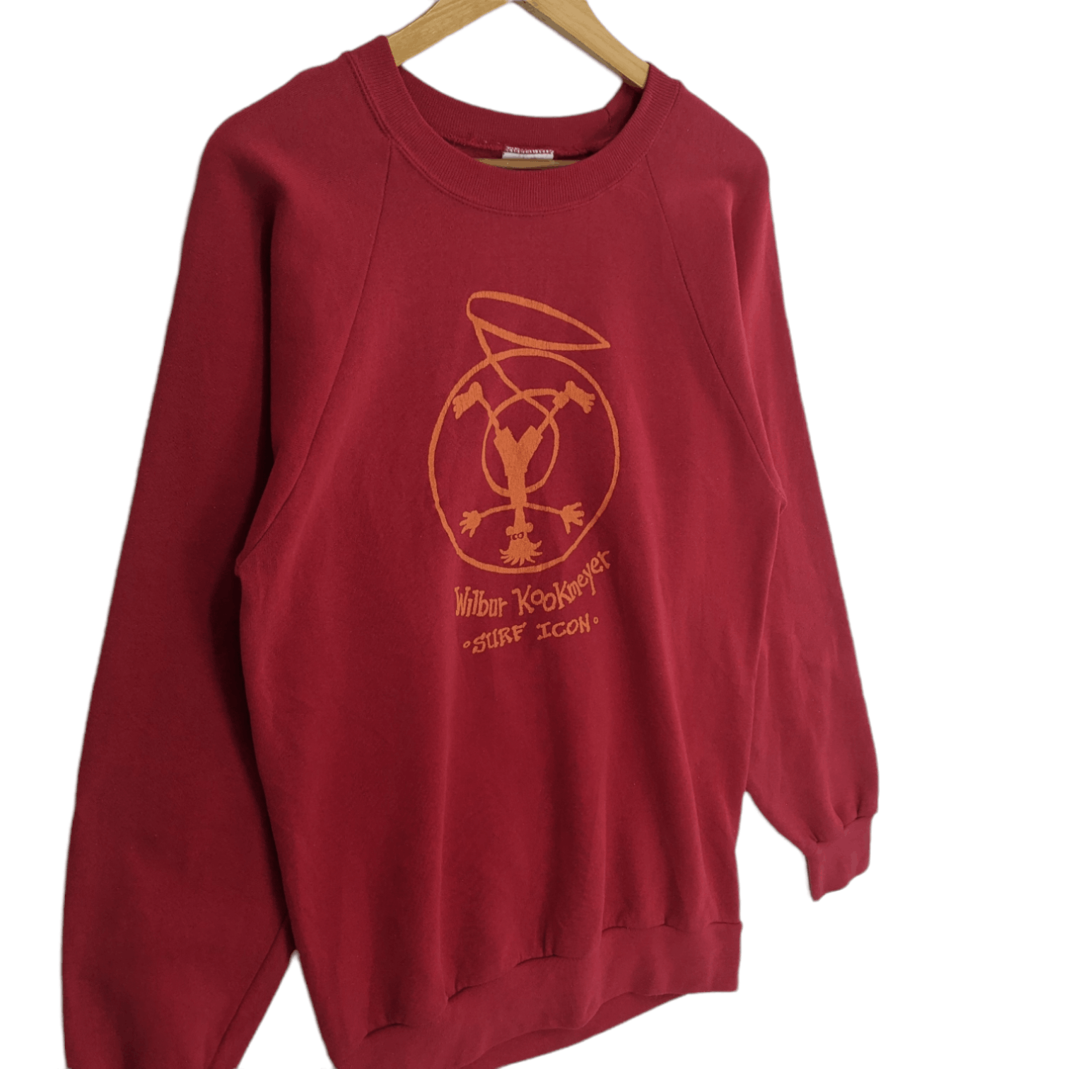 Vintage Vintage 80's WILBUR KOOKMEYER Ocean Surf Cartoon Sweatshirt Size US M / EU 48-50 / 2 - 3 Thumbnail