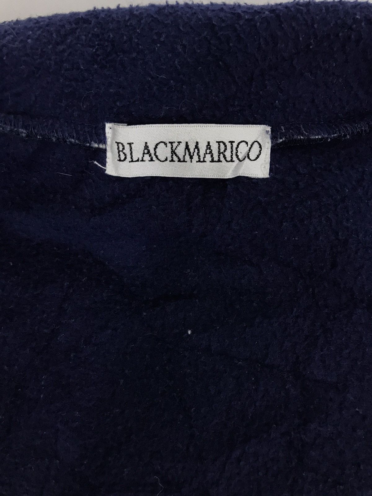 Japanese Brand × Vintage Black Marico Fleece Jacket Checked Pocket Style Streetwear Size US M / EU 48-50 / 2 - 3 Thumbnail