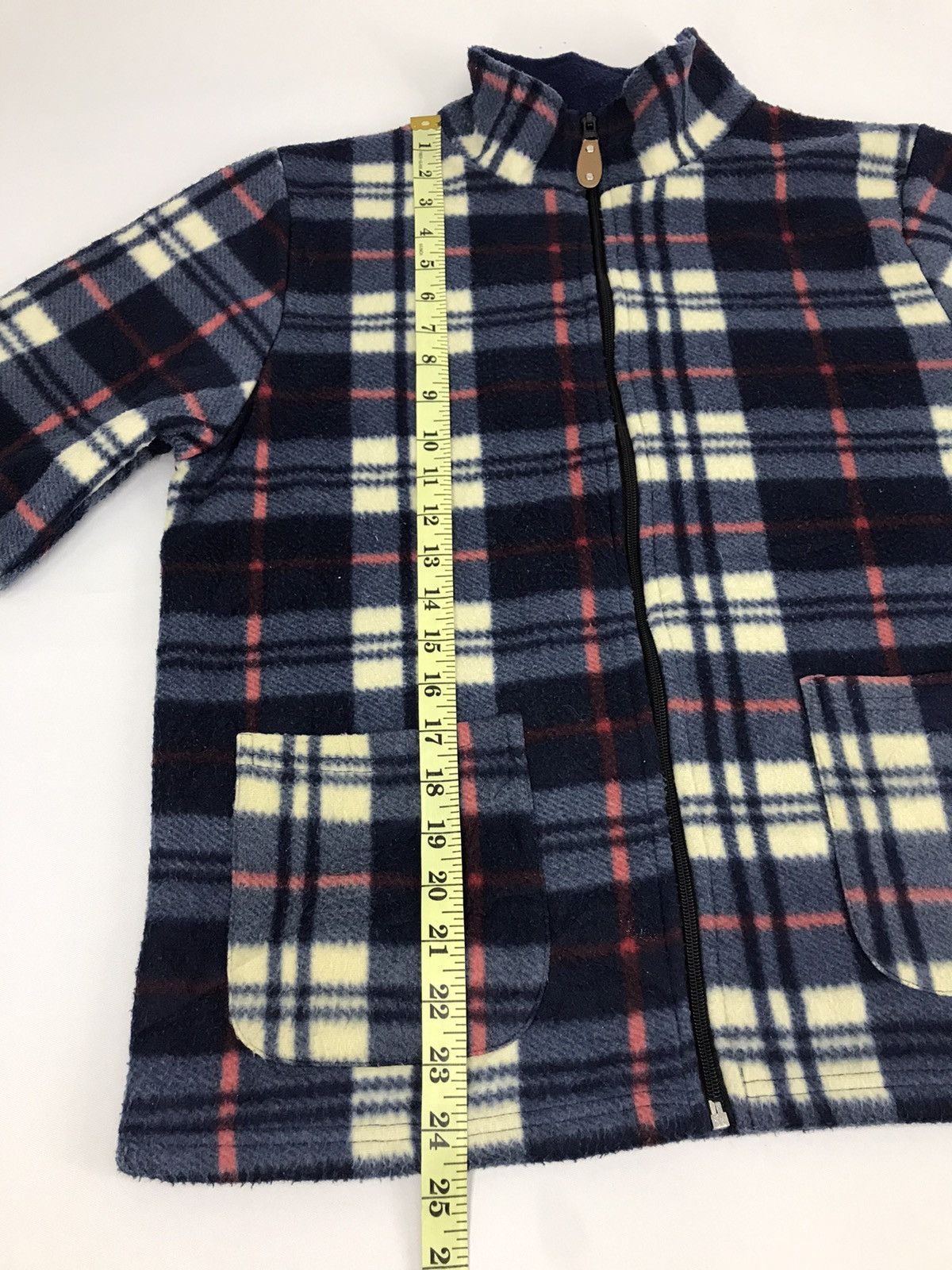 Japanese Brand × Vintage Black Marico Fleece Jacket Checked Pocket Style Streetwear Size US M / EU 48-50 / 2 - 5 Thumbnail