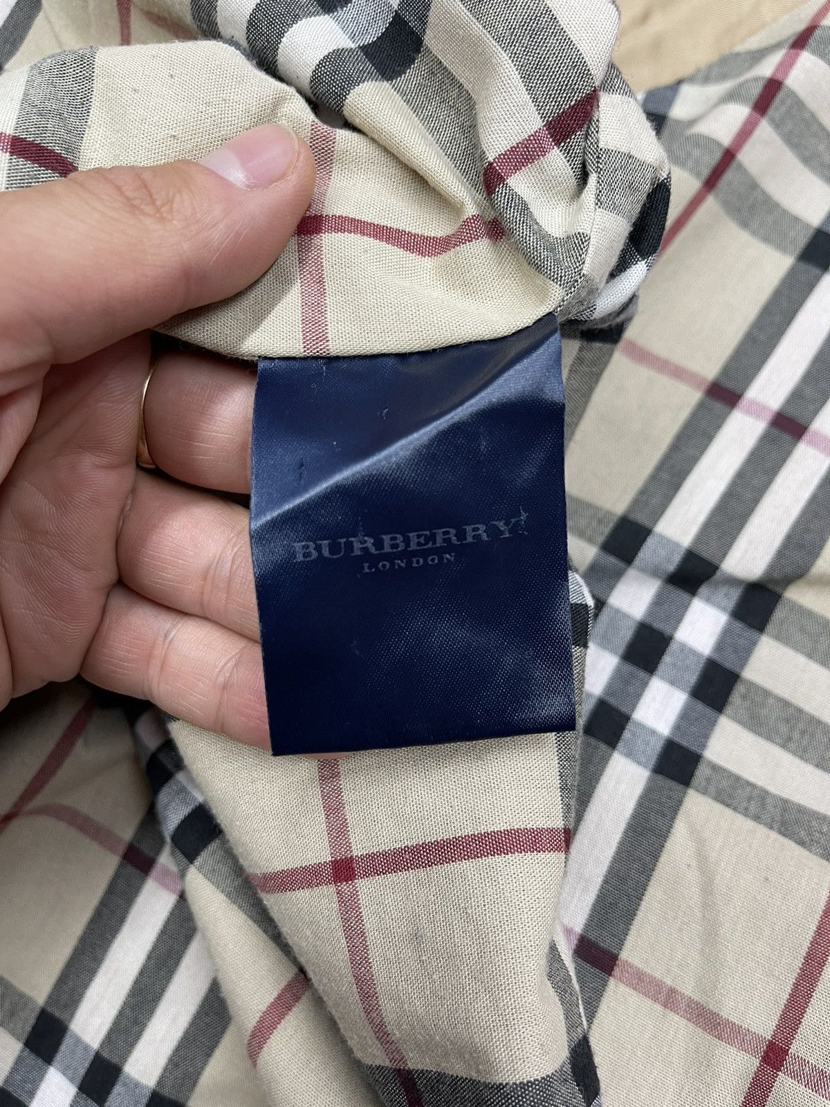Burberry Vintage Burberry London Trench Coat Jacket Womens Y2K Size L / US 10 / IT 46 - 12 Thumbnail