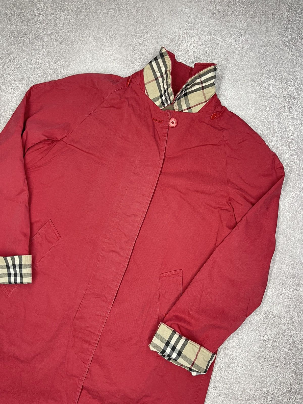 Burberry Vintage Burberry London Trench Coat Jacket Womens Y2K Size L / US 10 / IT 46 - 3 Thumbnail