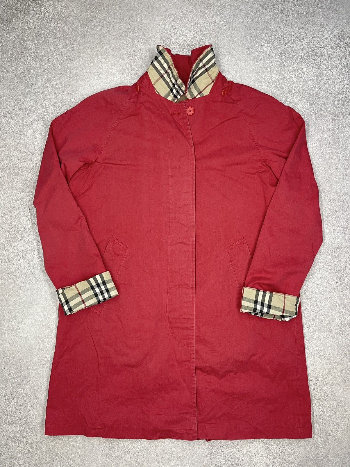 Burberry Vintage Burberry London Trench Coat Jacket Womens Y2K Size L / US 10 / IT 46 - 2 Thumbnail